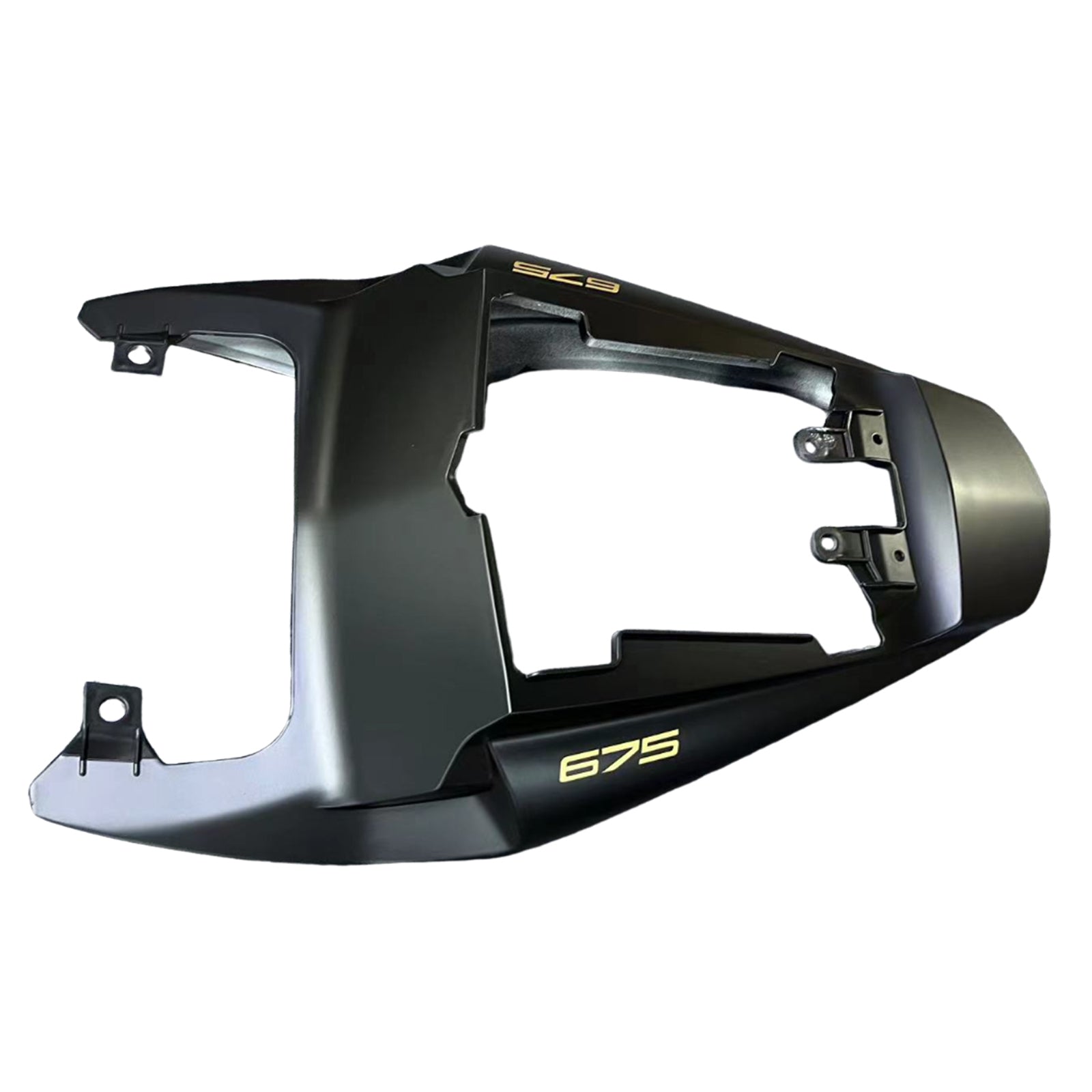 Amotopart 2009-2012 Triumph Daytona 675 Black Gold Fairing Kit