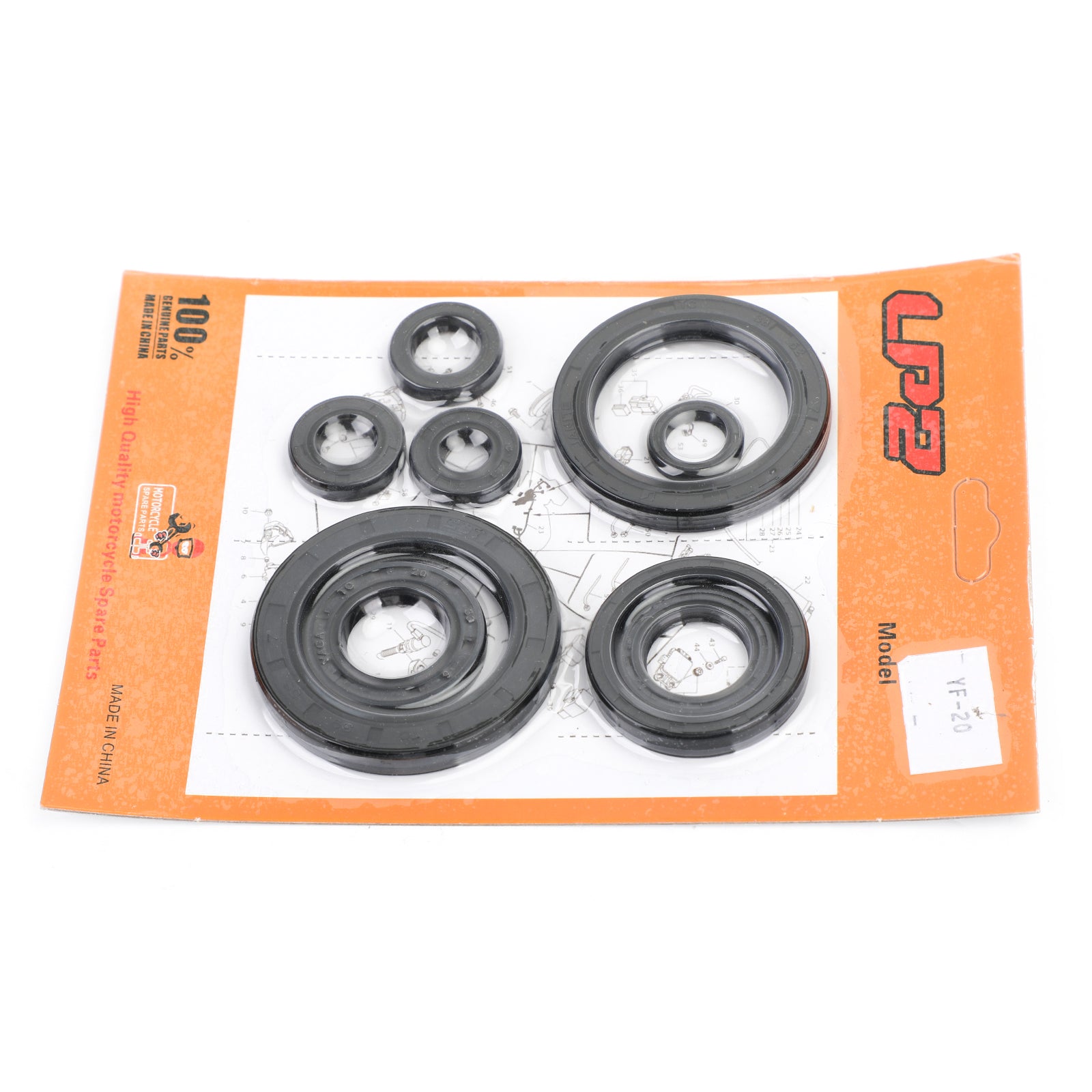 9pcs Engine Oil Seal Kit Set for Honda CRF450X CRF 450 2005-2009/2012-2017