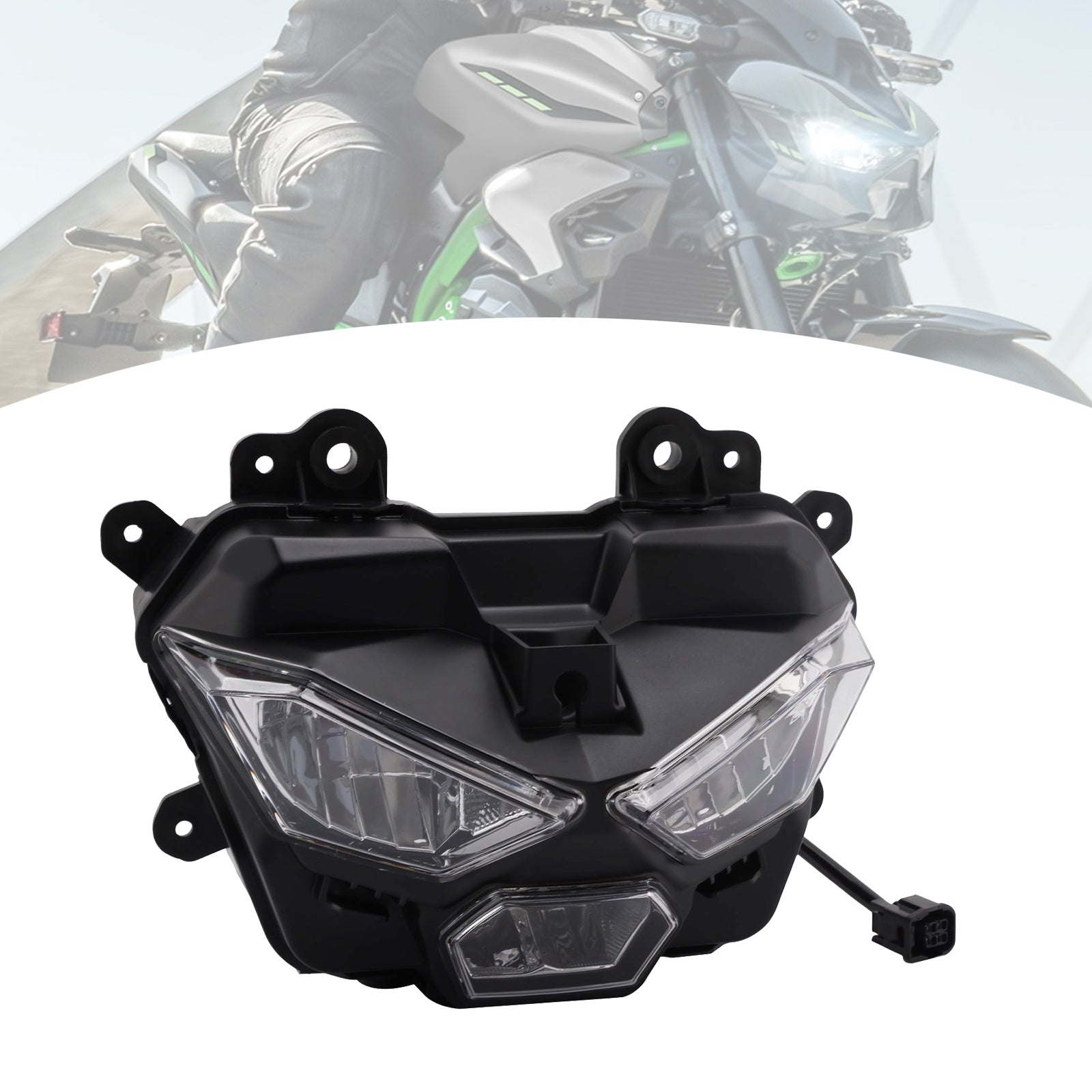 2025 Kawasaki Ninja Z900 Front Headlight Grille Headlamp Led Protector Brown