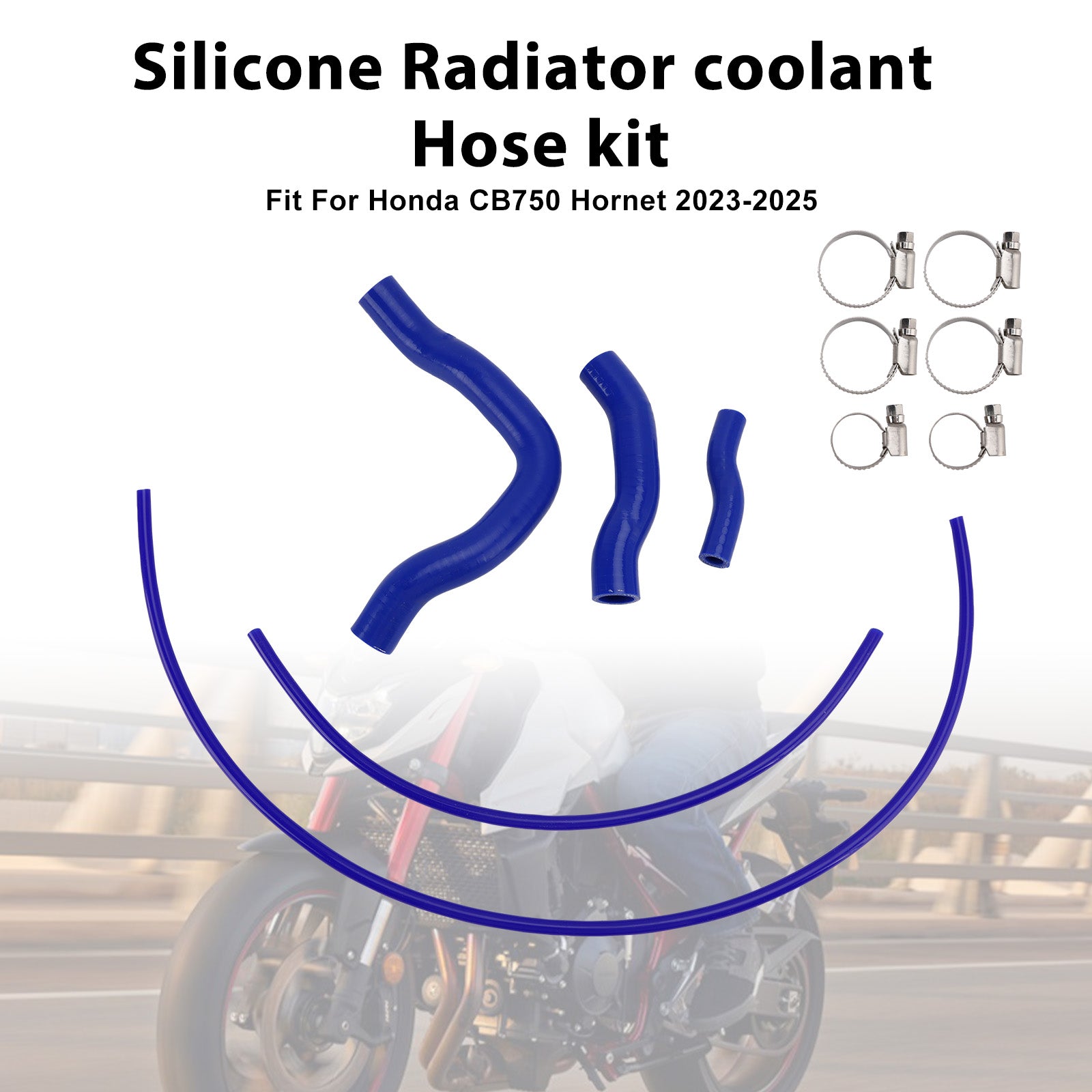 23-25 Honda CB750 Hornet XL750 Transalp Silicone Radiator coolant Hose