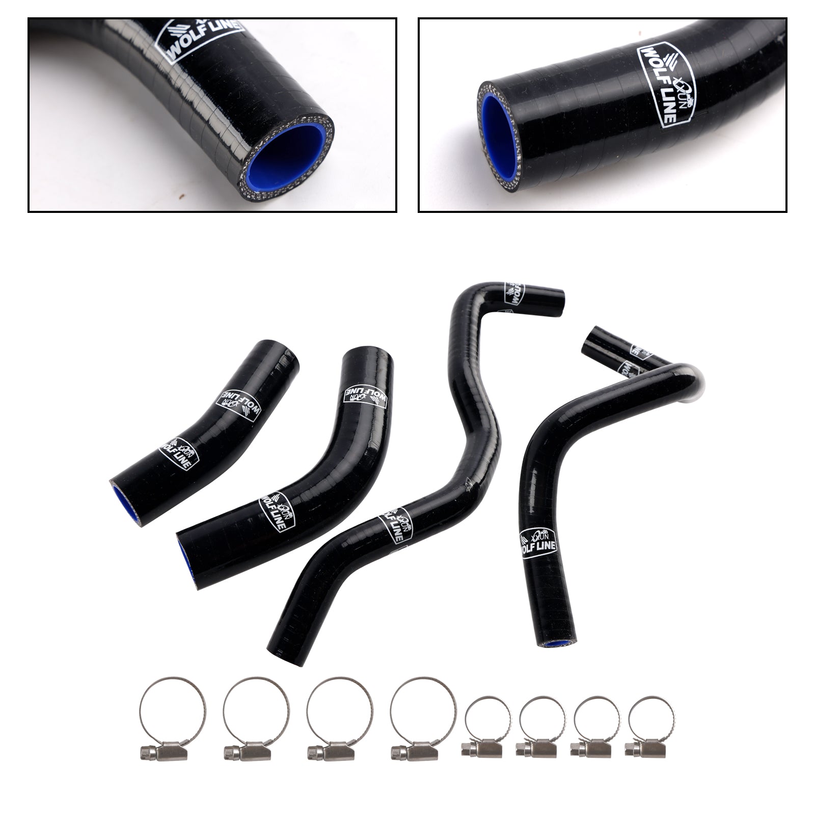 2019-2024 Yamaha Tenere 700 Silicone Radiator coolant Hose kit