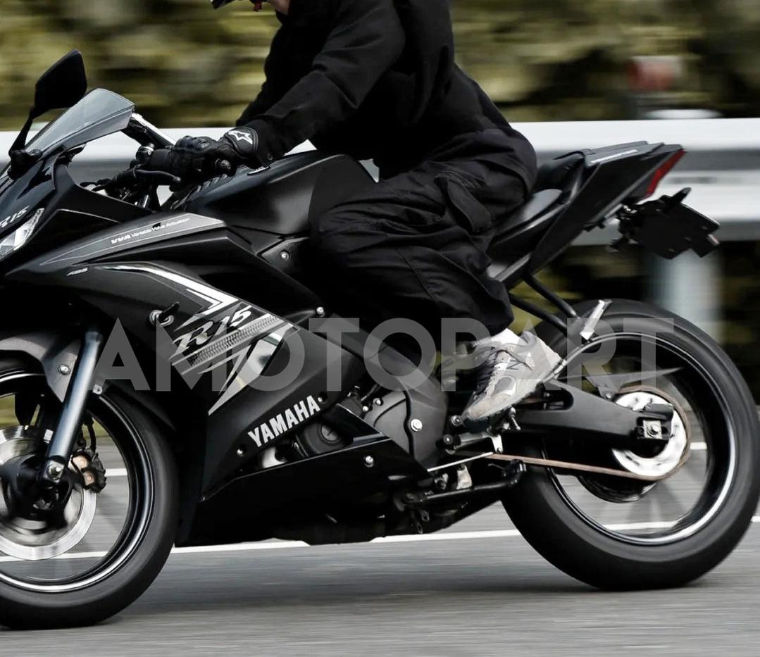 Amotopart 2018-2024 Yamaha YZF R15 Glossy Black Fairing Kit