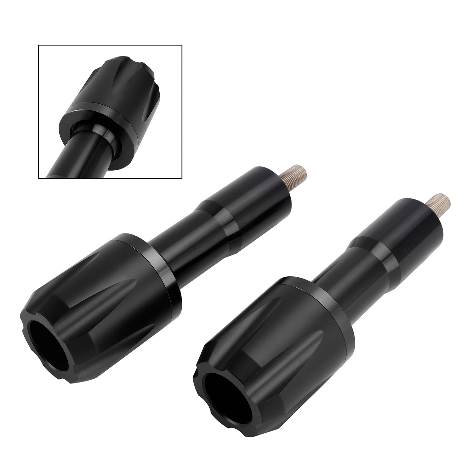 2021-2023 YAMAHA YZF-R7 YZF R7 CNC Anti-Crash Frame Sliders Protector Black