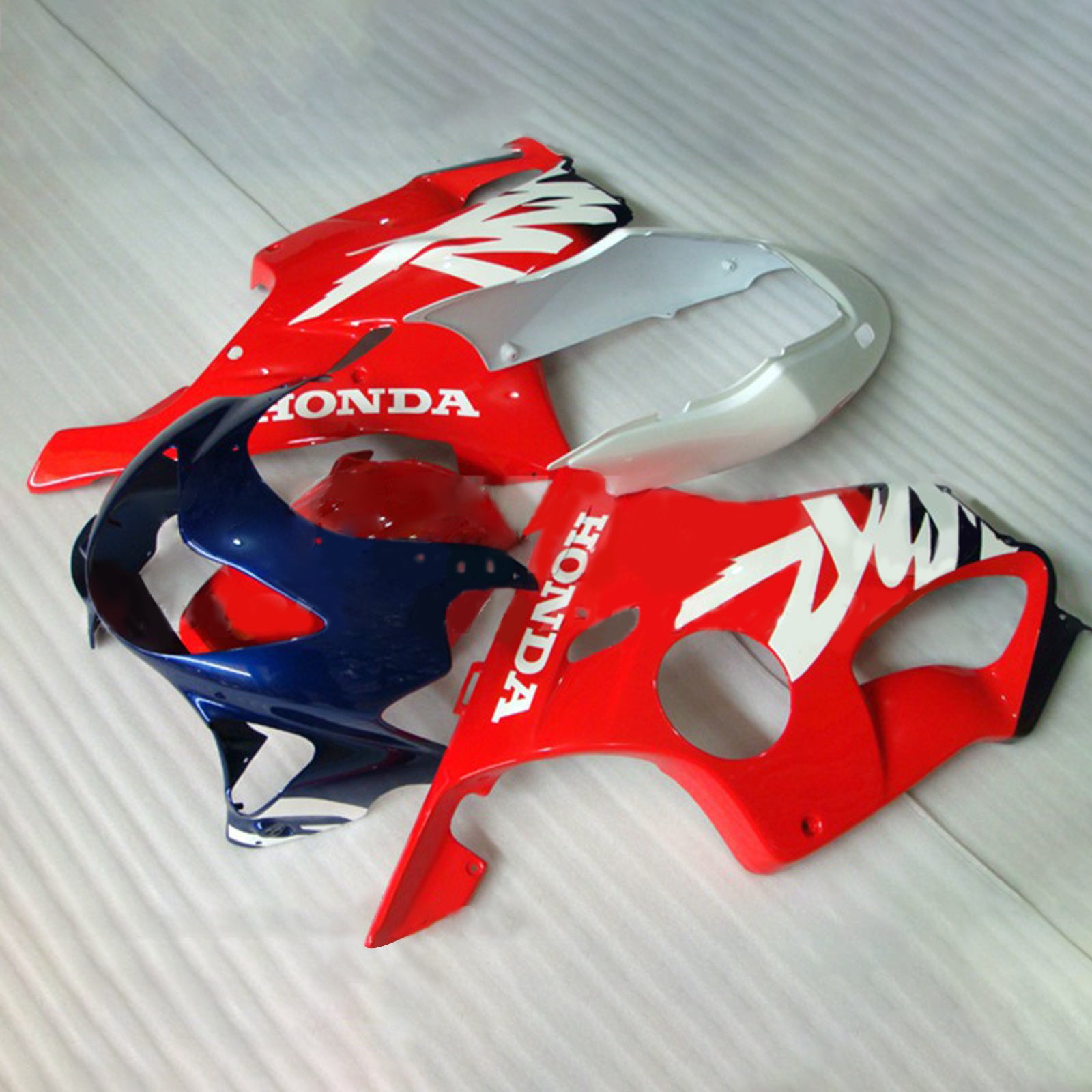 Amotopart 1999–2000 CBR600 F4 Honda Red&amp;Blue Style3 Verkleidungsset