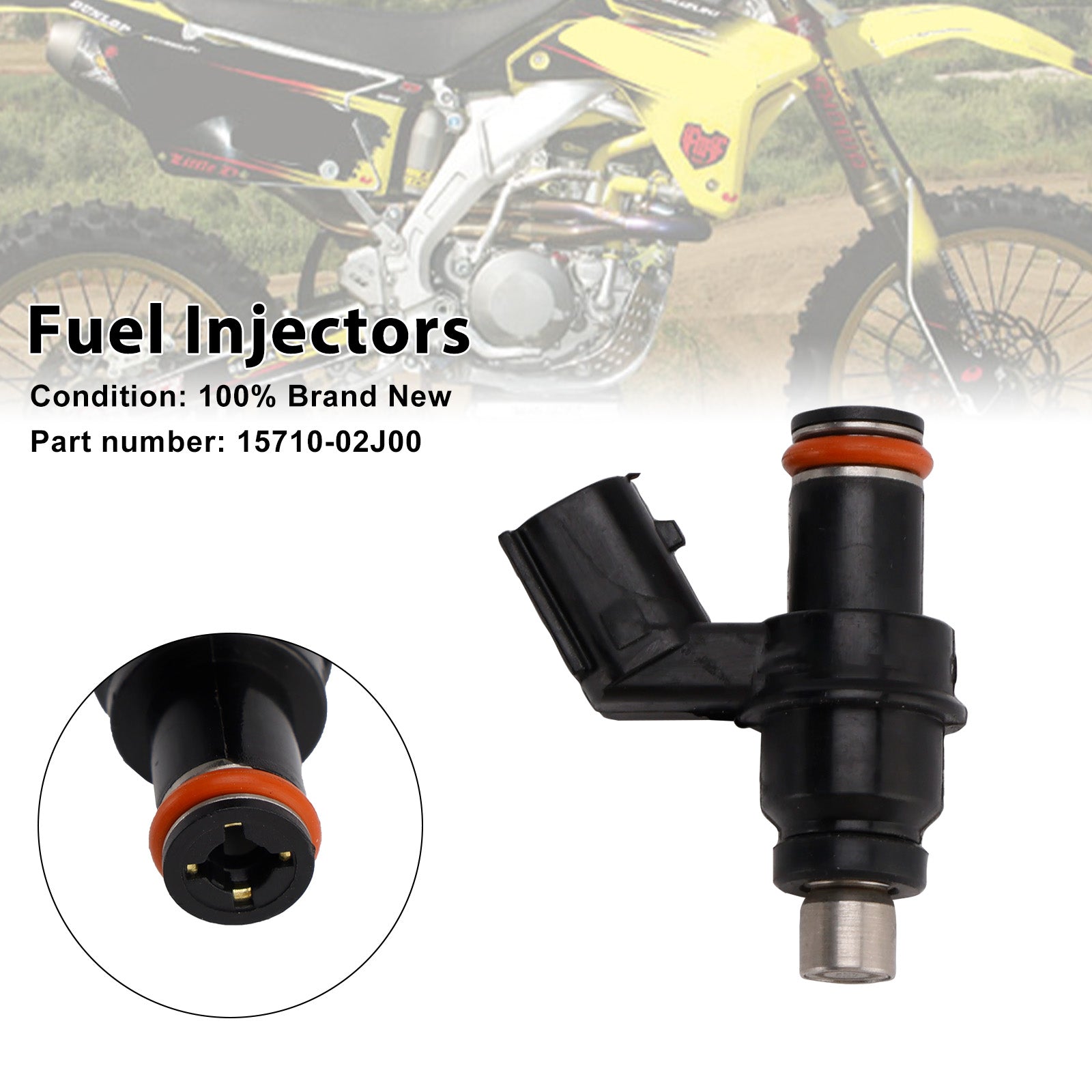 2008-2019 Suzuki RM-Z450 Fuel Injectors 15710-02J00