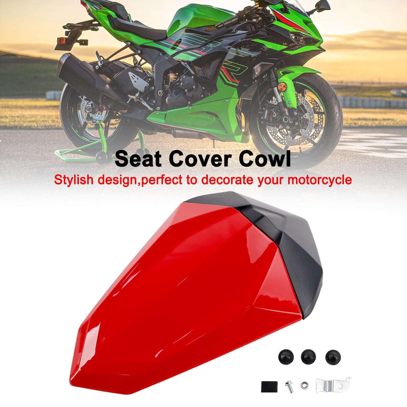 24-25 Kawasaki Ninja 500 EX500R Z500 Tail Rear Seat Fairing Cowl