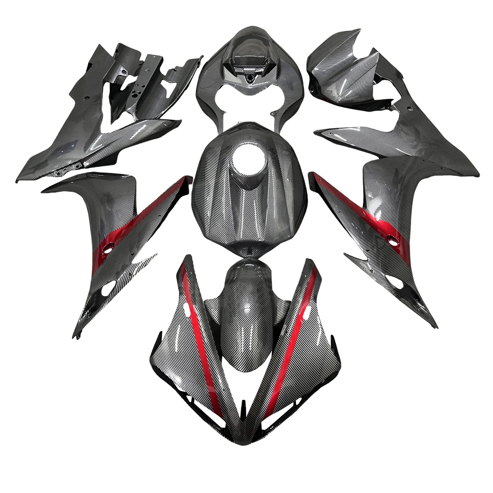 Amotopart 2004-2006 Yamaha YZF-R1 Carbon Fiber Fairing Kit