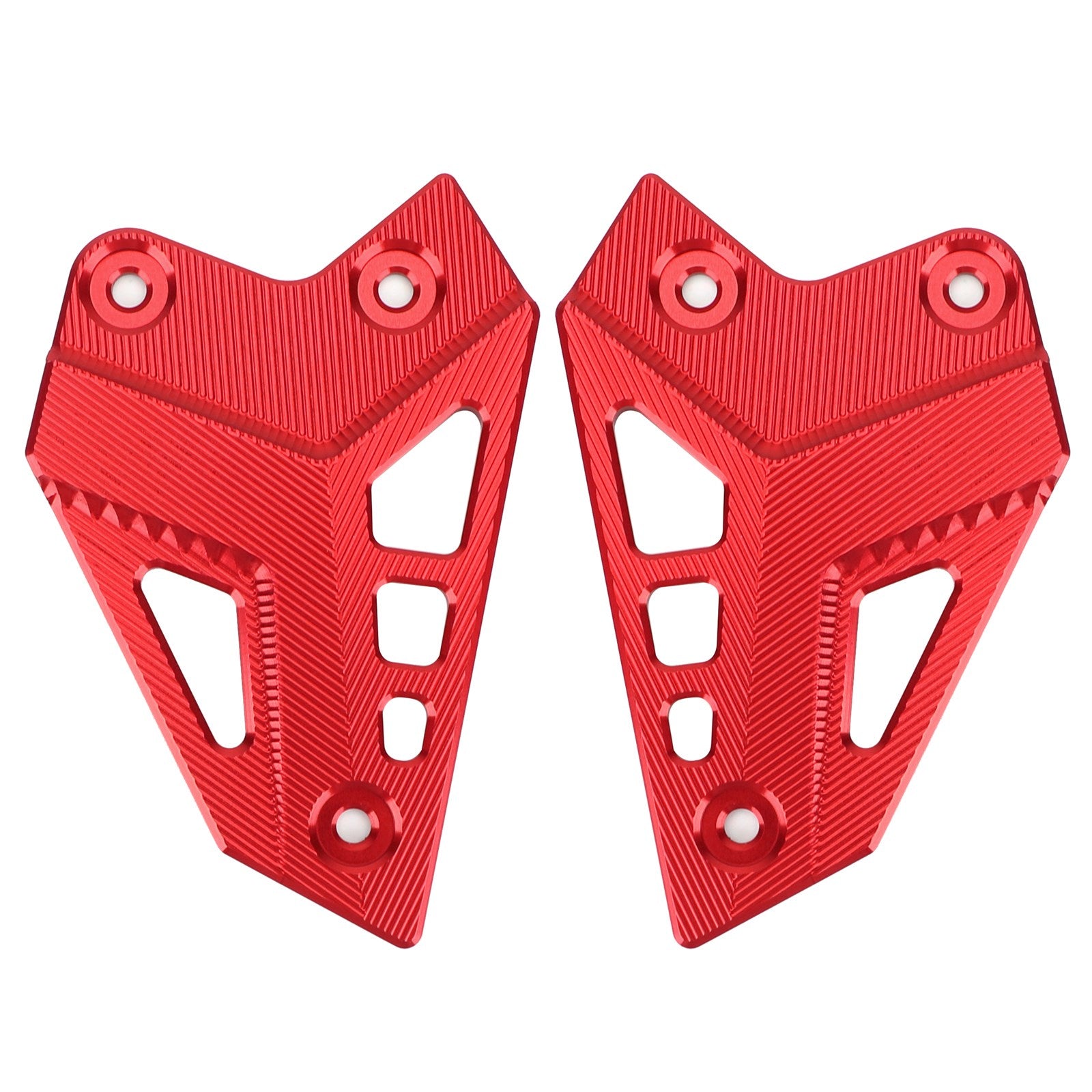 17-21 Kawasaki Z900 FootPeg Repose-pieds Plaques de talon Garde Protecteur Set Rouge