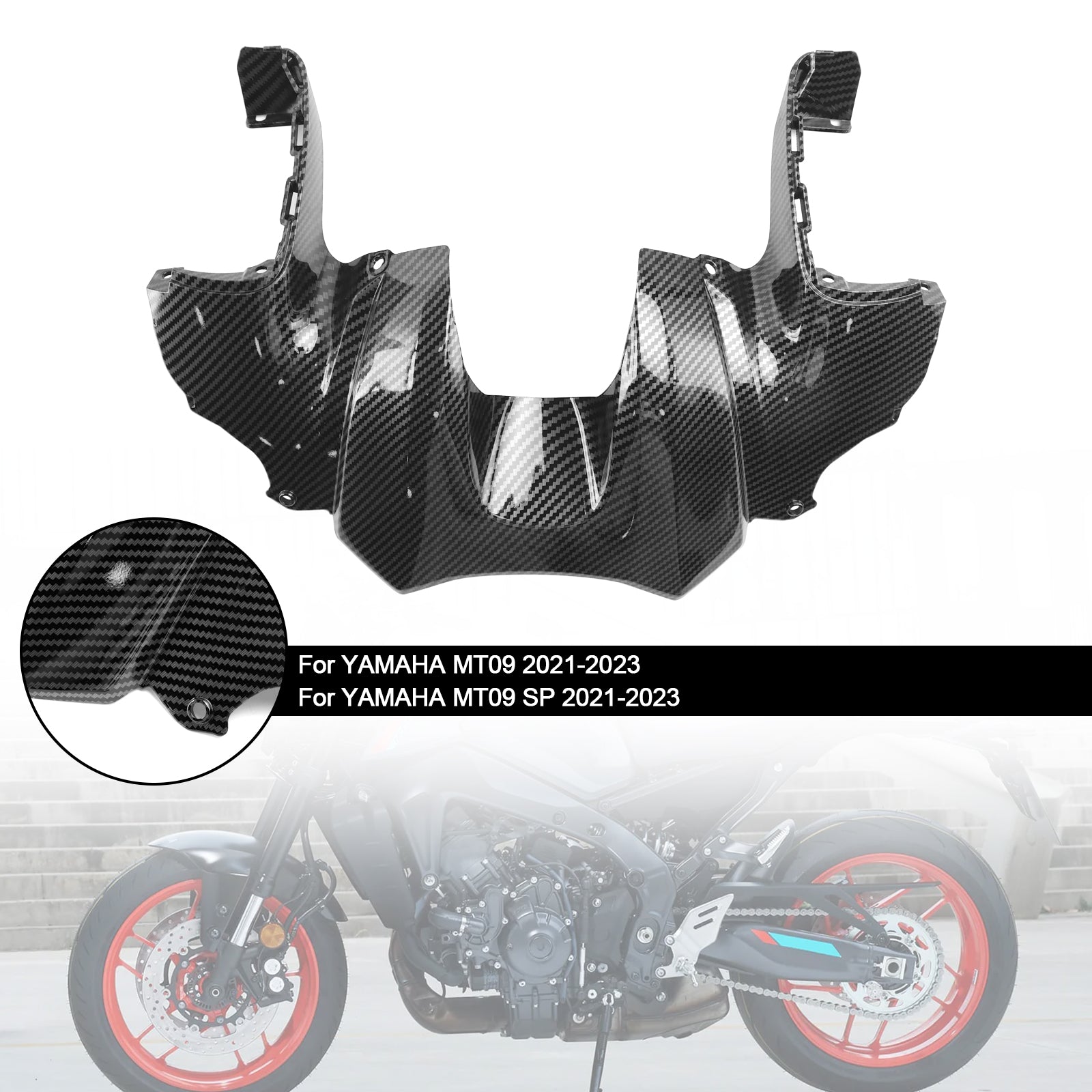 21-23 Yamaha MT09 SP Front Tank Air Box Cover Fairing