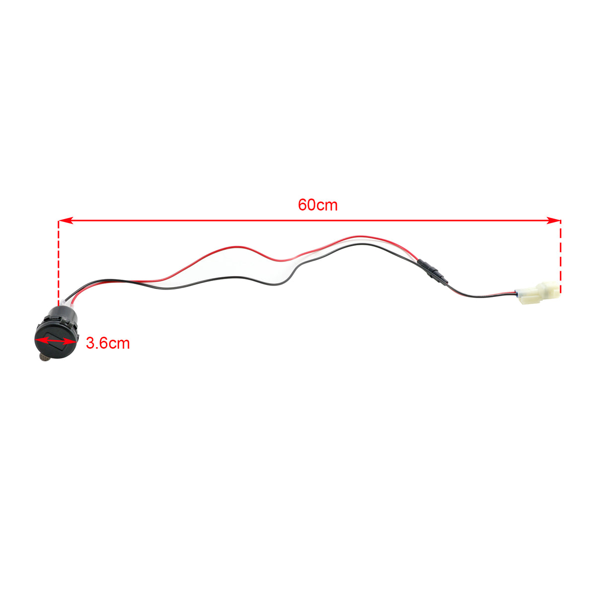 12V 2024 Honda NX400 Socket Charger USB+C Type Quick