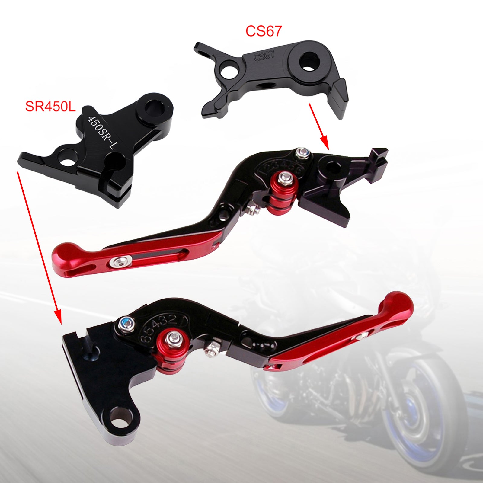 2024-2026 VOGE DS900X 900DSX Adjustable Clutch Brake Lever