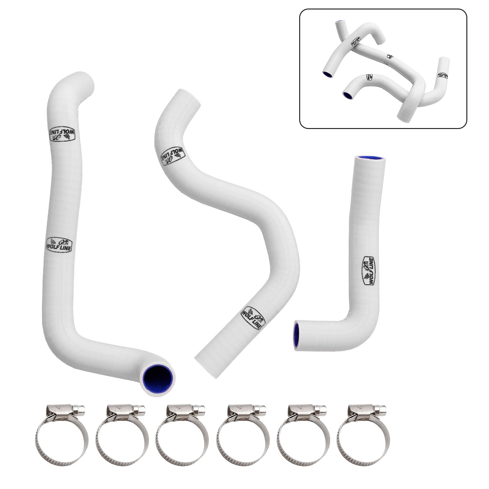 20-22 Street Triple 765 R RS Silicone Radiator Coolant Hose Kit