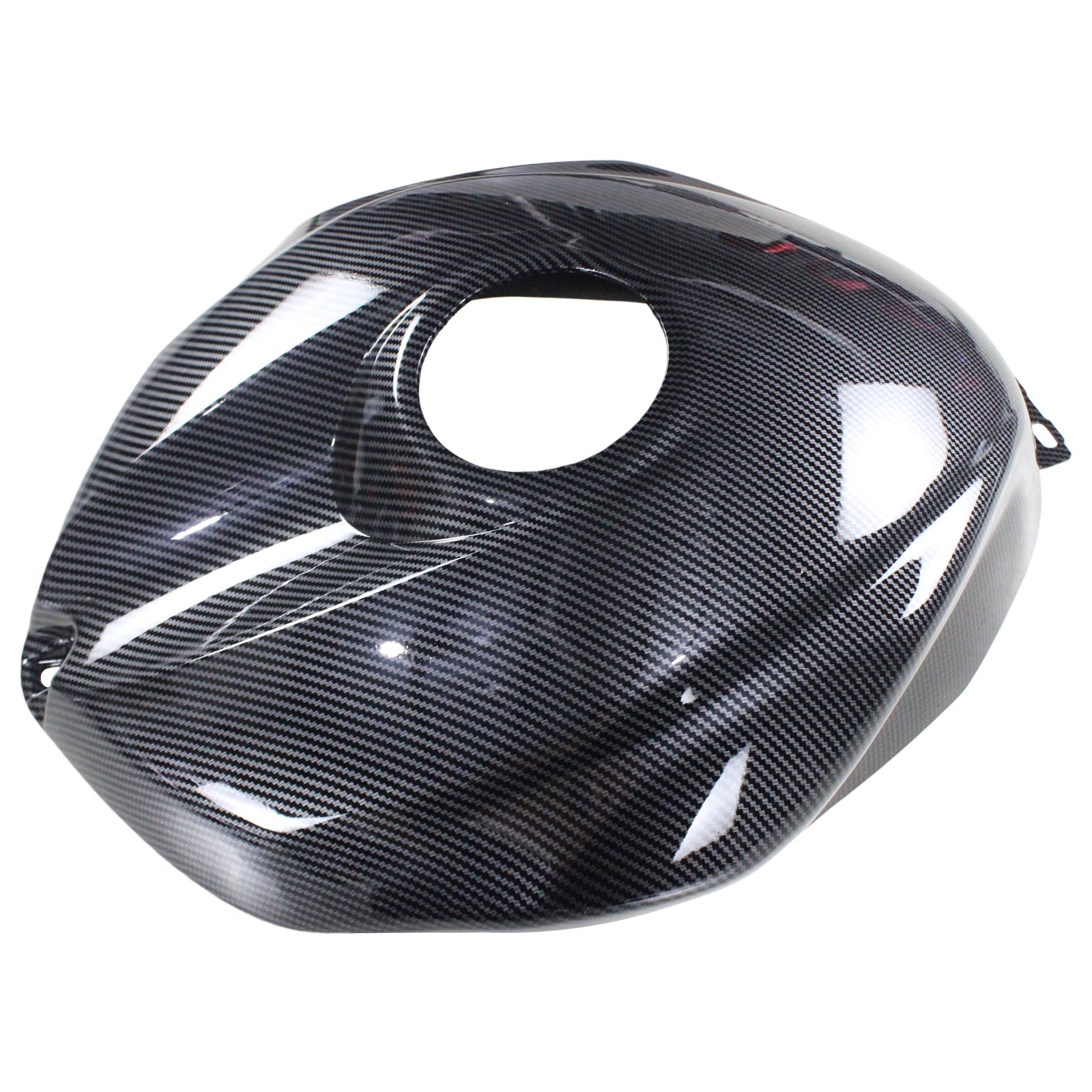 Amotopart 2008–2016 Yamaha YZF 600 R6 Verkleidungsset aus Kohlefaser in Schwarz und Grau