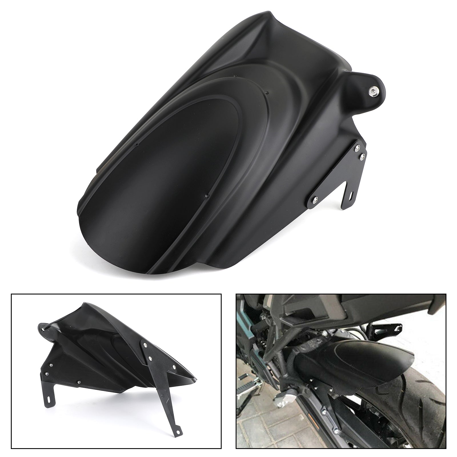 15-13 Kawasaki Versys 650 Motorcycle Rear Hugger Fender Mudguard