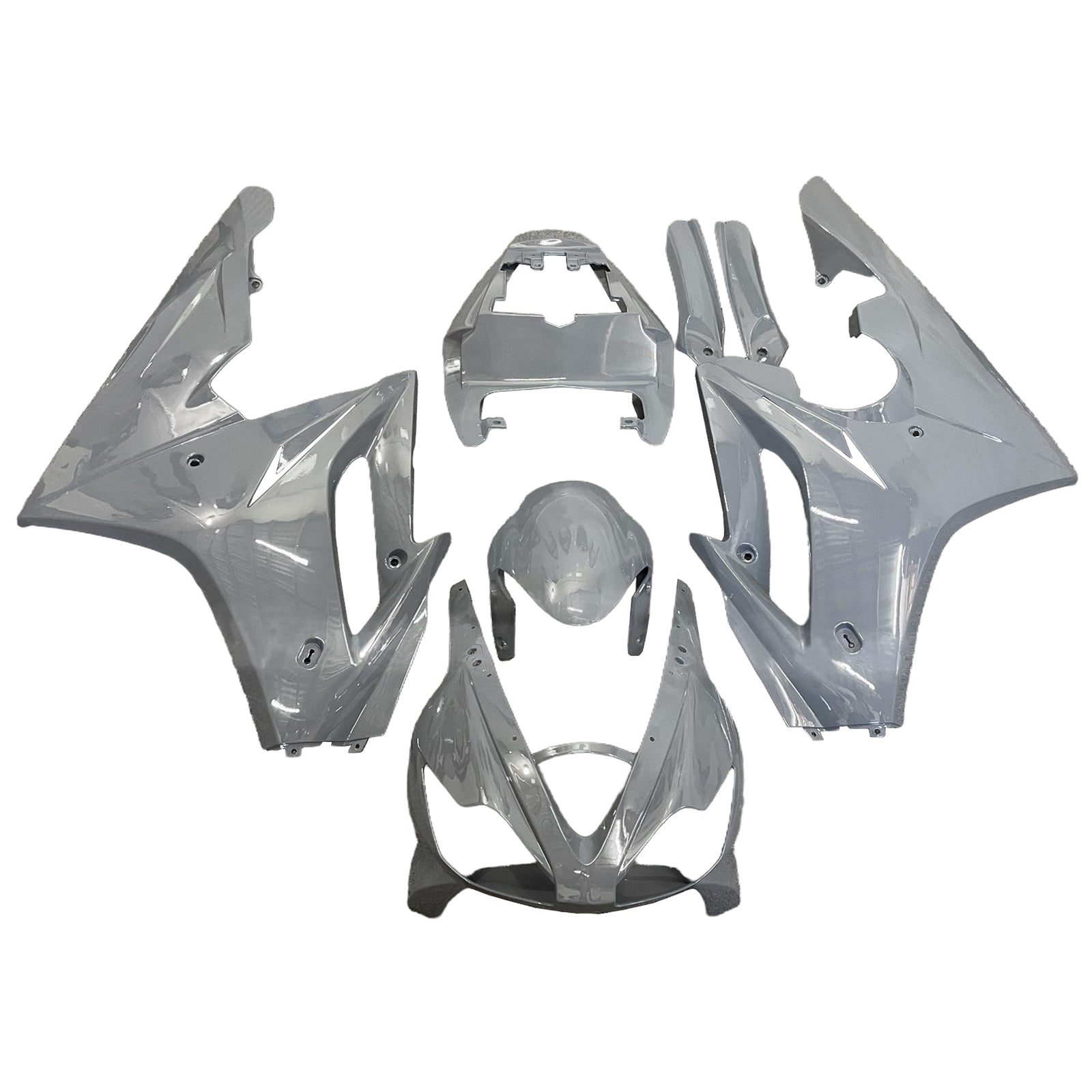 Amotopart 2006-2008 Triumph Daytona 675 Glossy Gray Fairing Kit