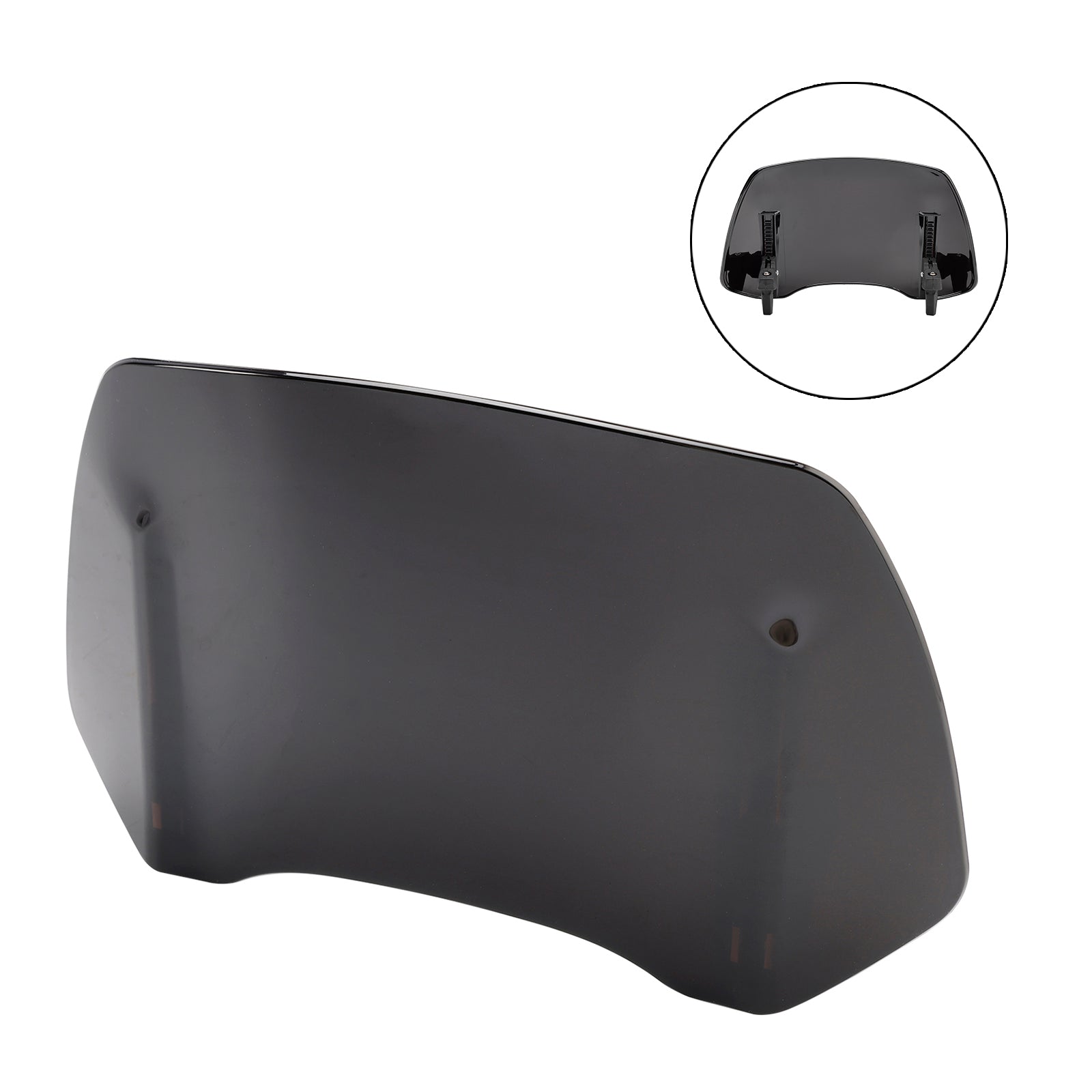 Universal Adjustable Windshield Clip On Wind Screen Deflector Extension Spoiler