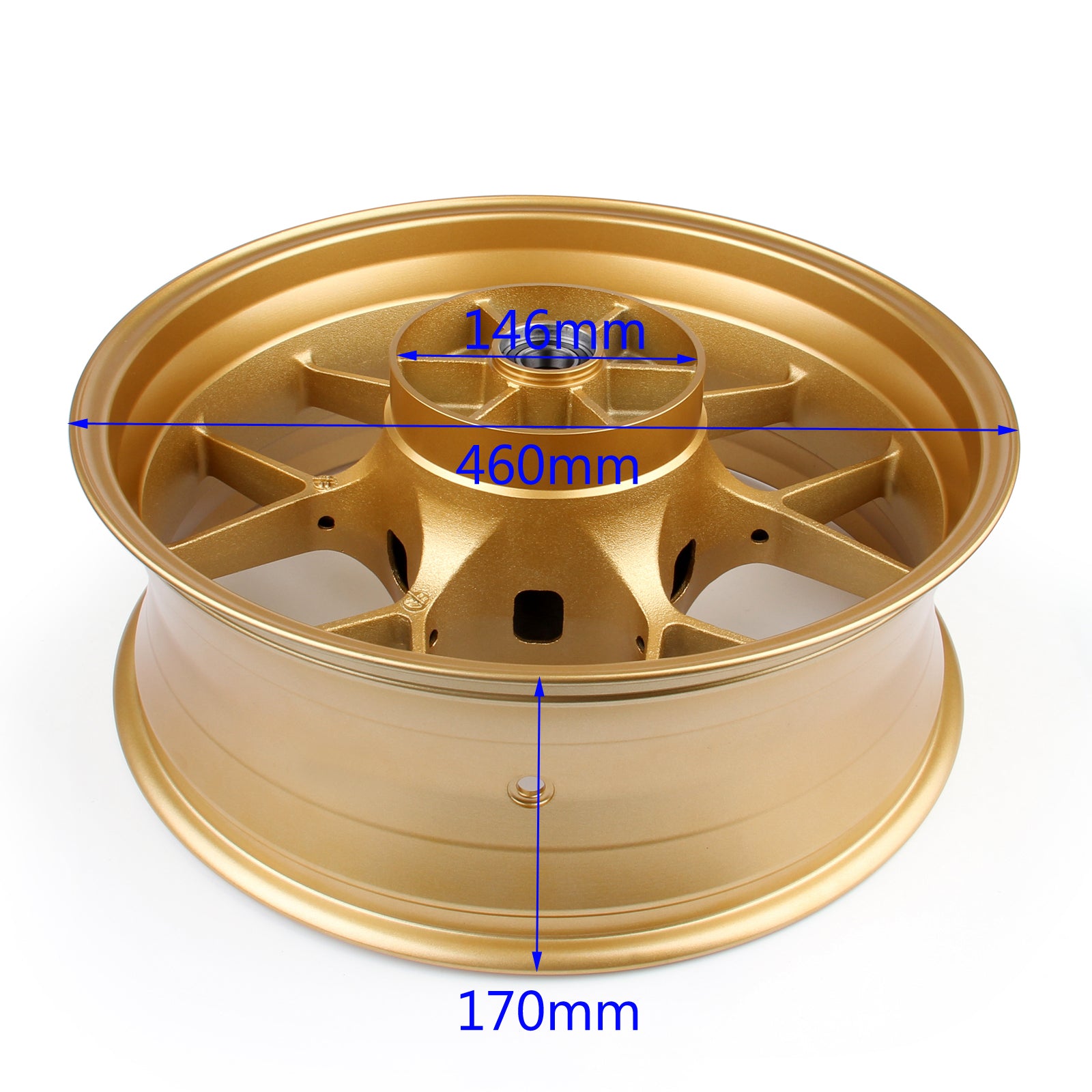 Goldfarbene Hinterradfelge, passend für Honda CBR1000RR 2008–2016