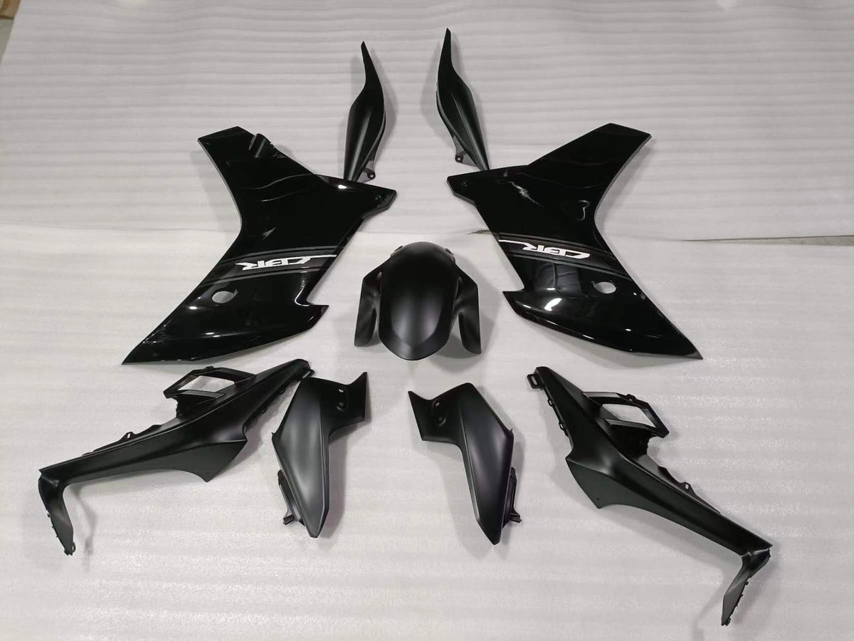 Amotopart 2011-2013 Honda CBR600F carenatura nera Style1 Kit