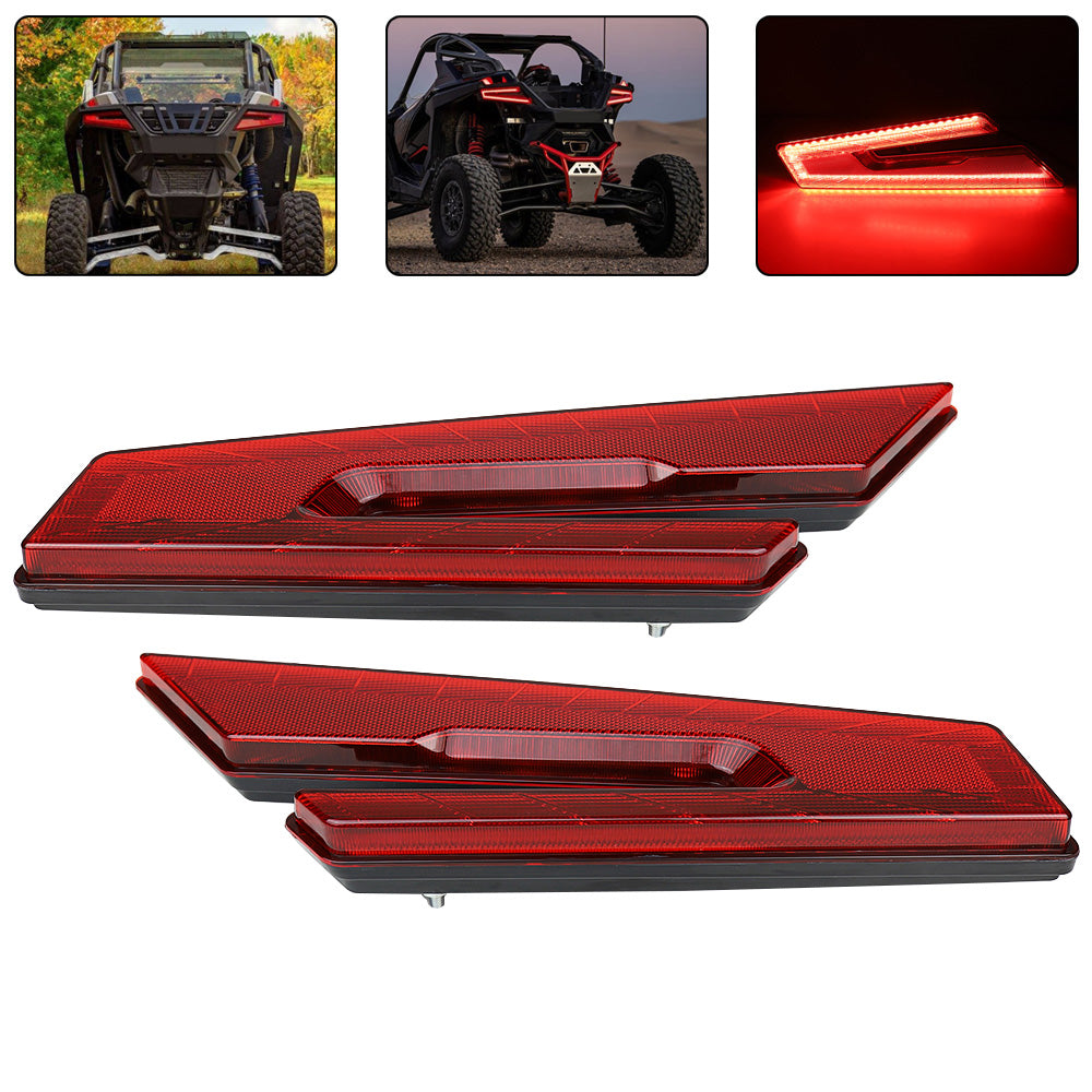 UTV LED Rear Brake Tail Lights For Polaris RZR PRO XP XP4 2020-2023