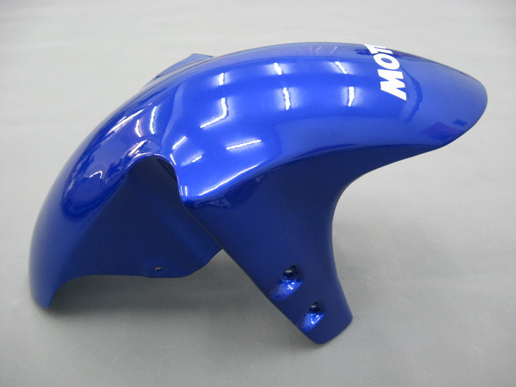 Amotopart 2000-2001 Yamaha YZF 1000 R1 Kit de carénage bleu et blanc Style2