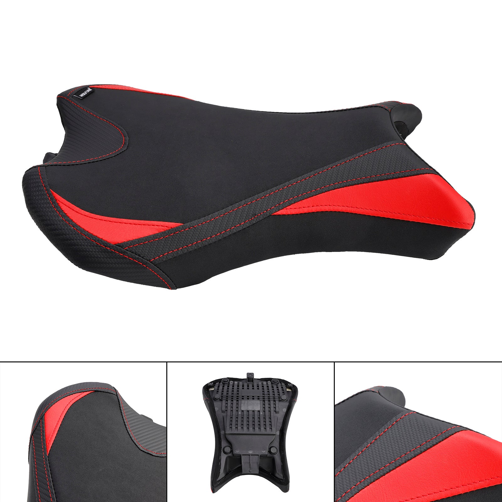 19-22 Street Triple 765/S/R Front Driver Raider Seat Pillle Black