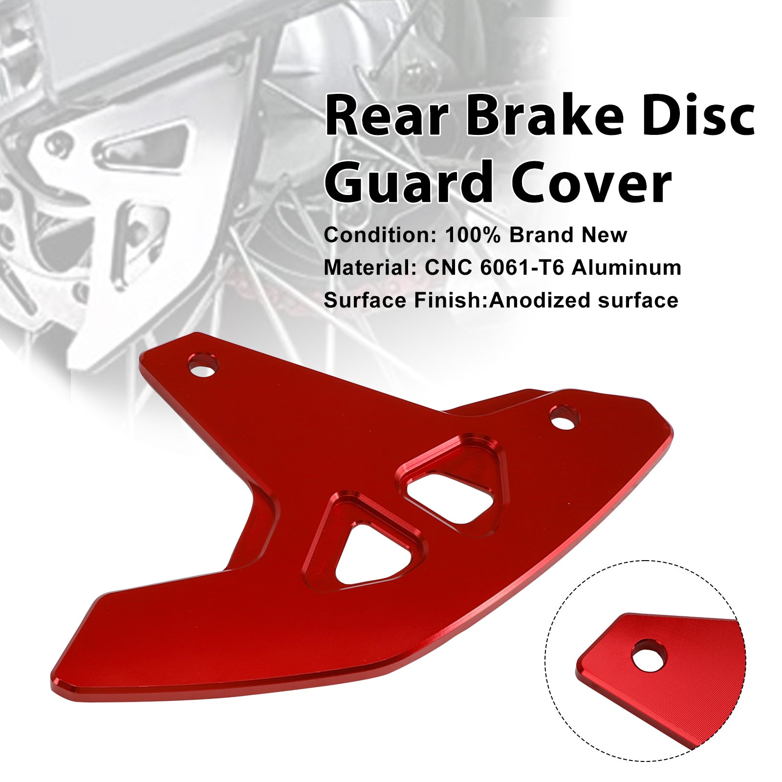 2000-2024 Suzuki DR-Z400SM DRZ400/S/E Rear Brake Disc Guard Cover
