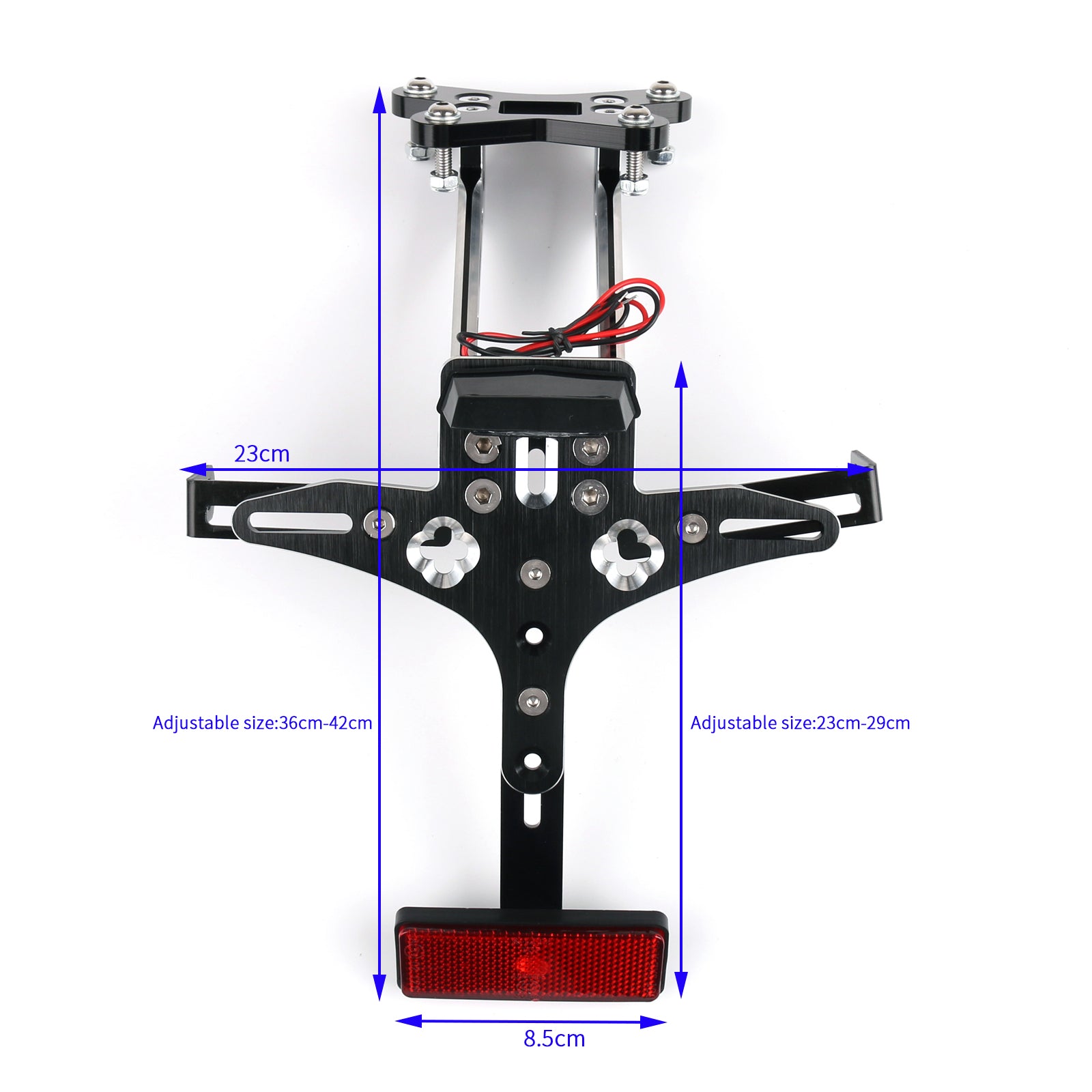 Yamaha MT-09 FZ-09 2014-16 Support de plaque d'immatriculation pour éliminateur de garde-boue arrière