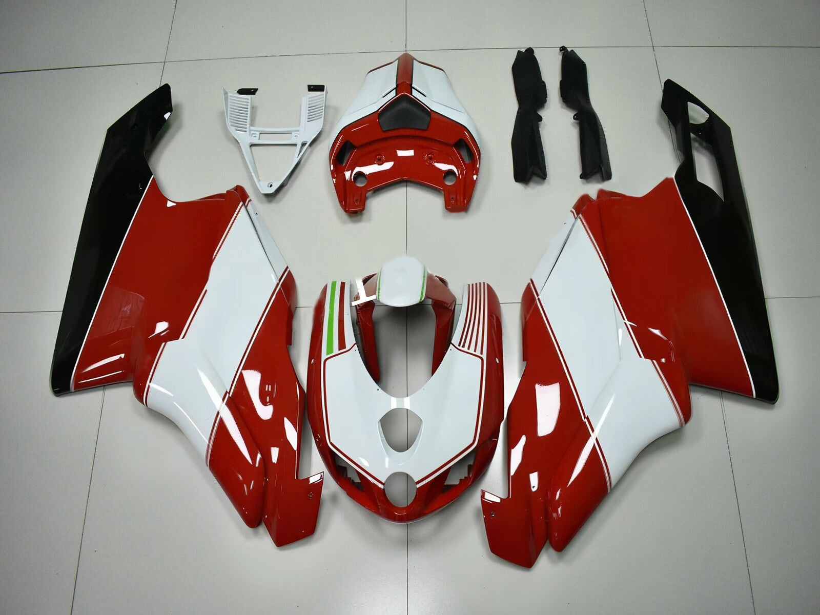 Amotopart 2005-2006 Ducati 999/749 Red White Fairing Kit