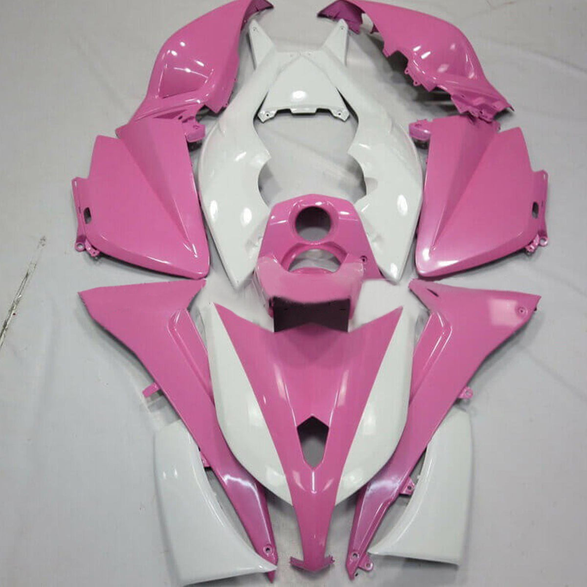 Amotopart 2012-2014 Yamaha T-Max TMAX530 Kit carena rosa e bianco