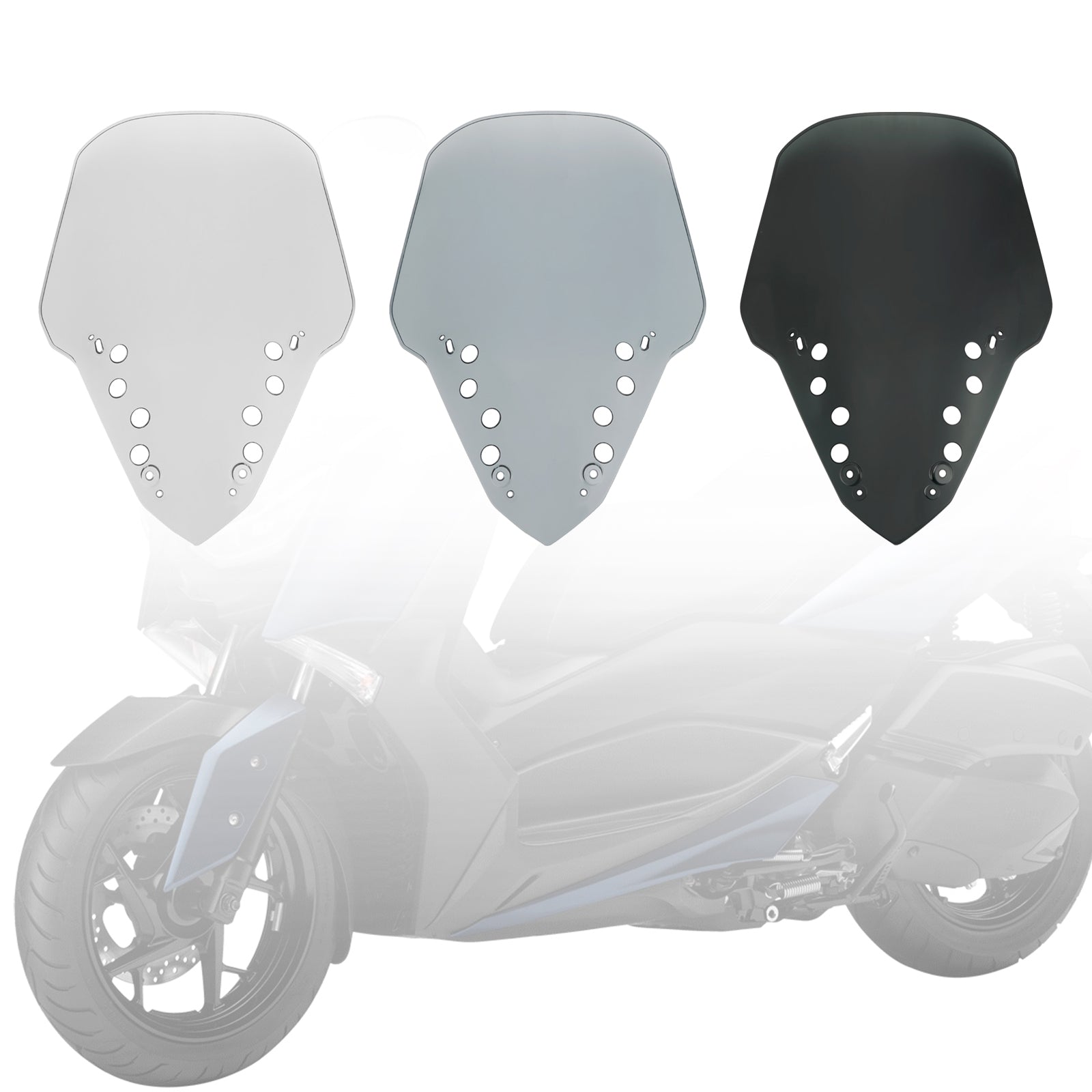 Parabrisas de motocicleta ABS apto para YAMAHA X-MAX 300 2023