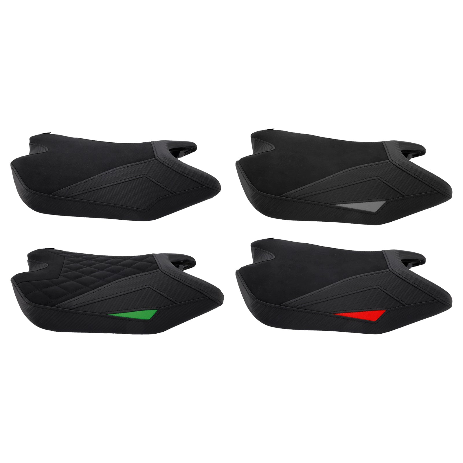 2024-2025 Green Aprilia Rs457 Rs 457 Front Driver Raider Seat Pillion Saddle Black