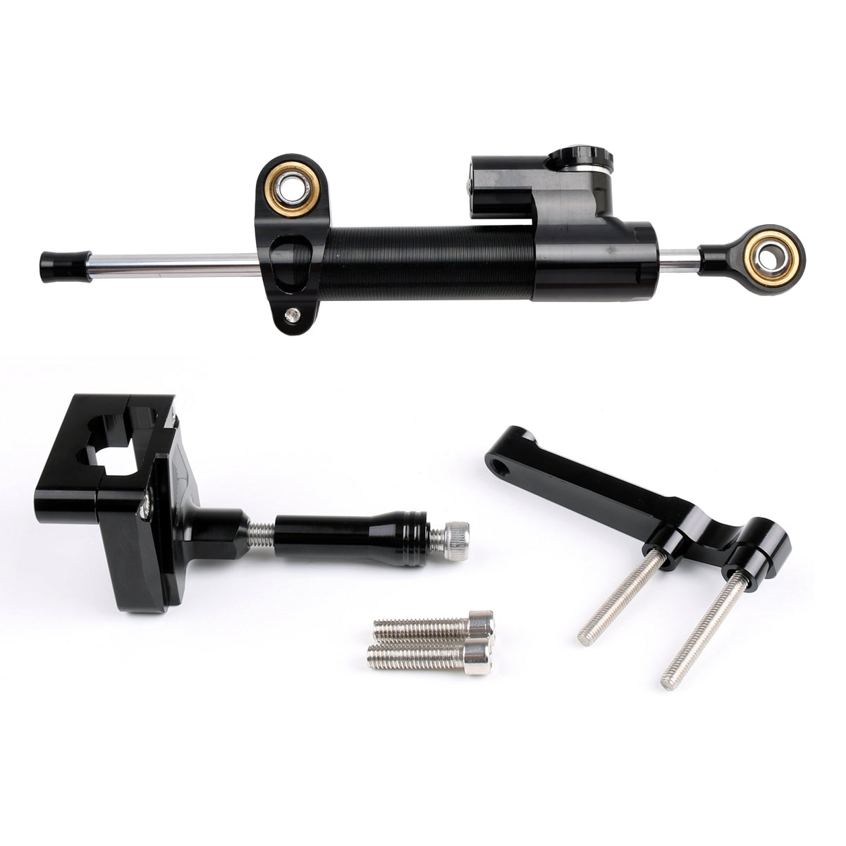2008-2012 Kawasaki NINJA 250 EX250 Black Steering Damper Stabilizer