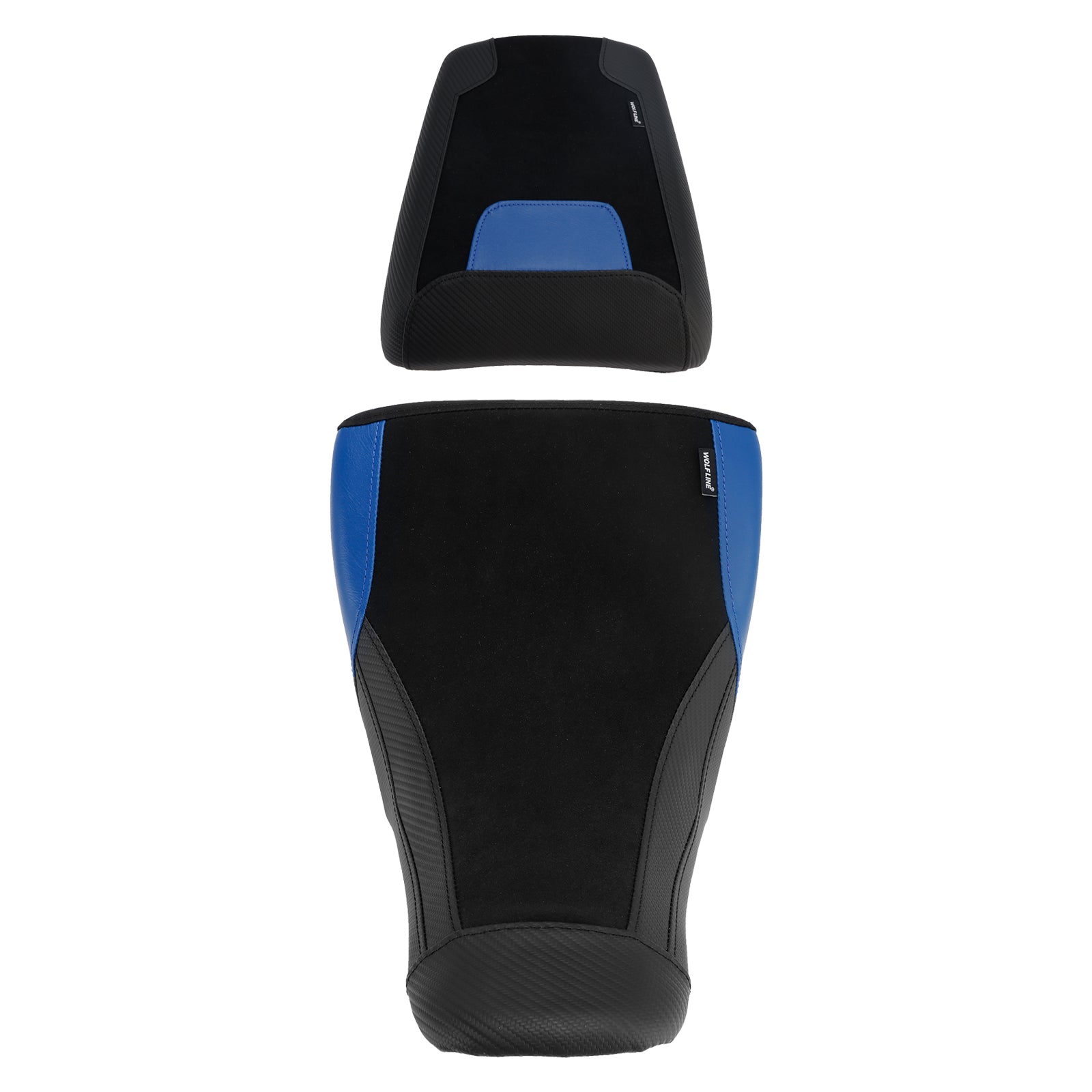 23-25 ​​Suzuki V-Strom Dl1050 Voor&ROorkussenset voor Raider, onderste pasvorm, blauw