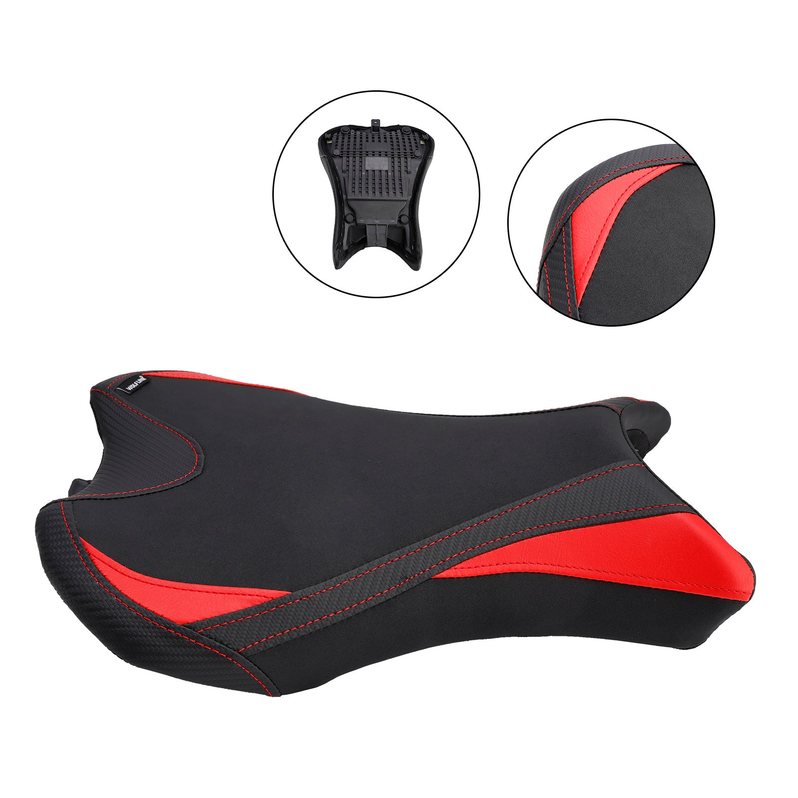 19-22 Street Triple 765/S/R Front Driver Raider Seat Pillle Black