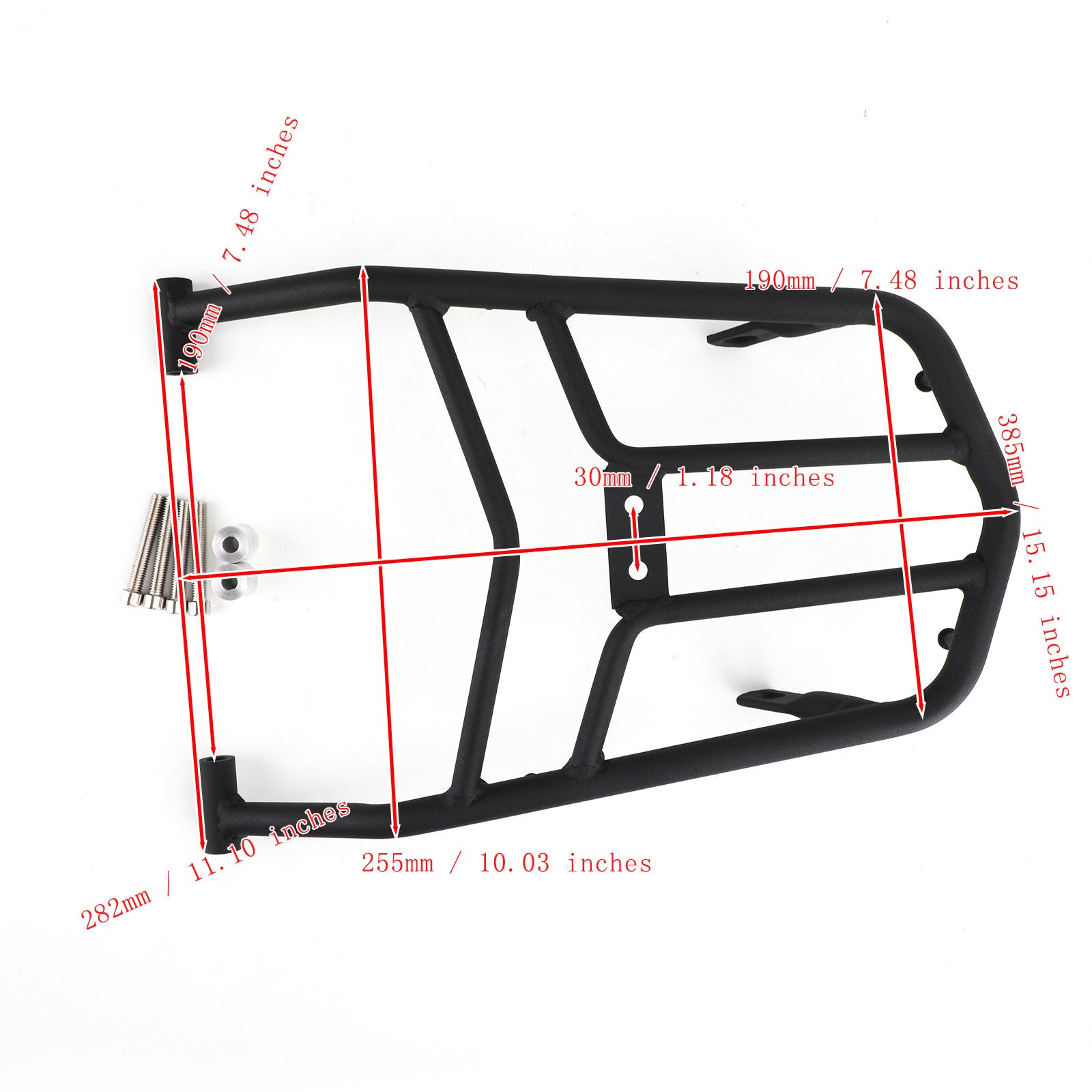 Rear Cargo Luggage Rack Carrier Fit for Honda CRF250 L/M CRF250 Rally 2012-2020