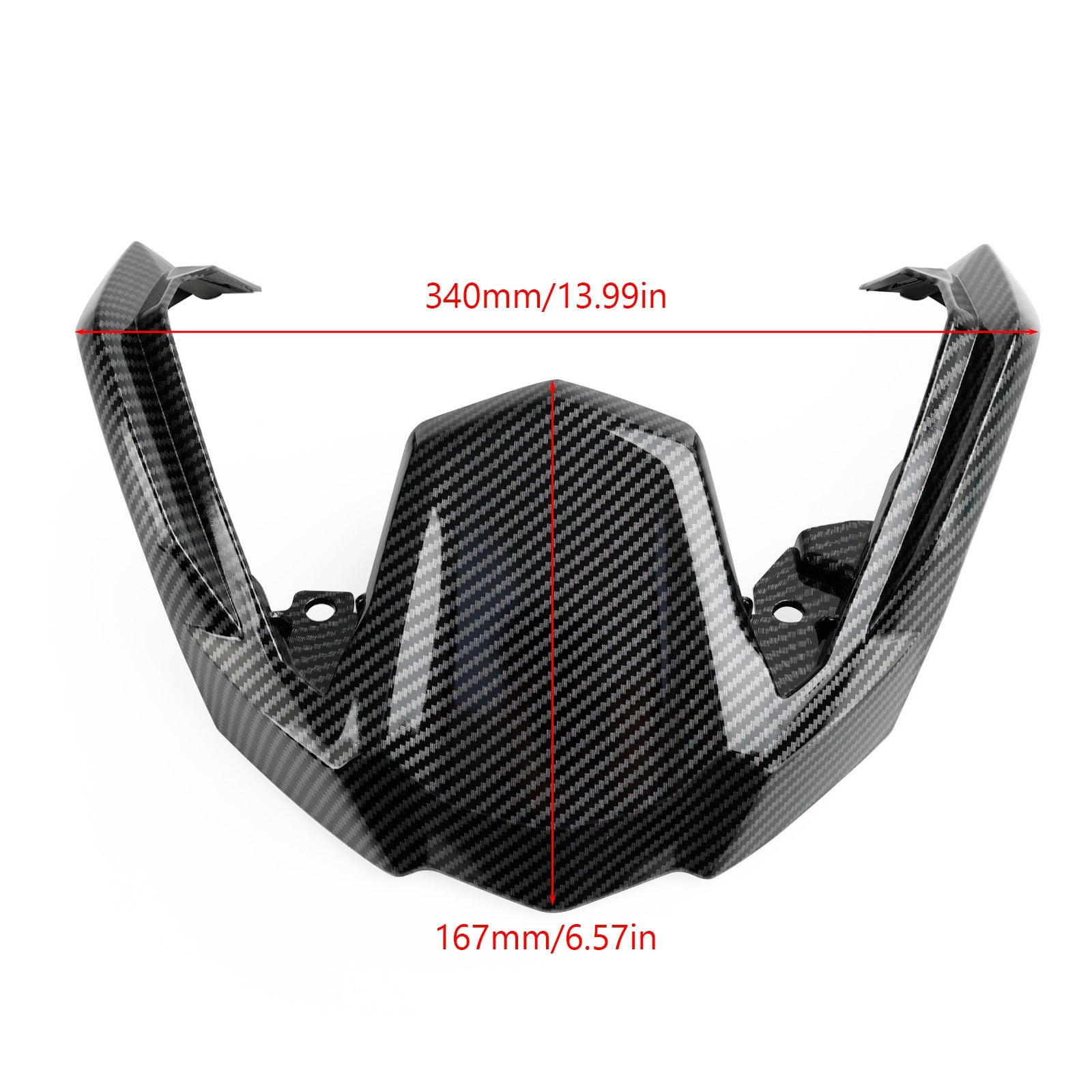 Carbon Mudguard Extension Beak Nose For BMW R1200 R1250 GS Adventure 2014-2022