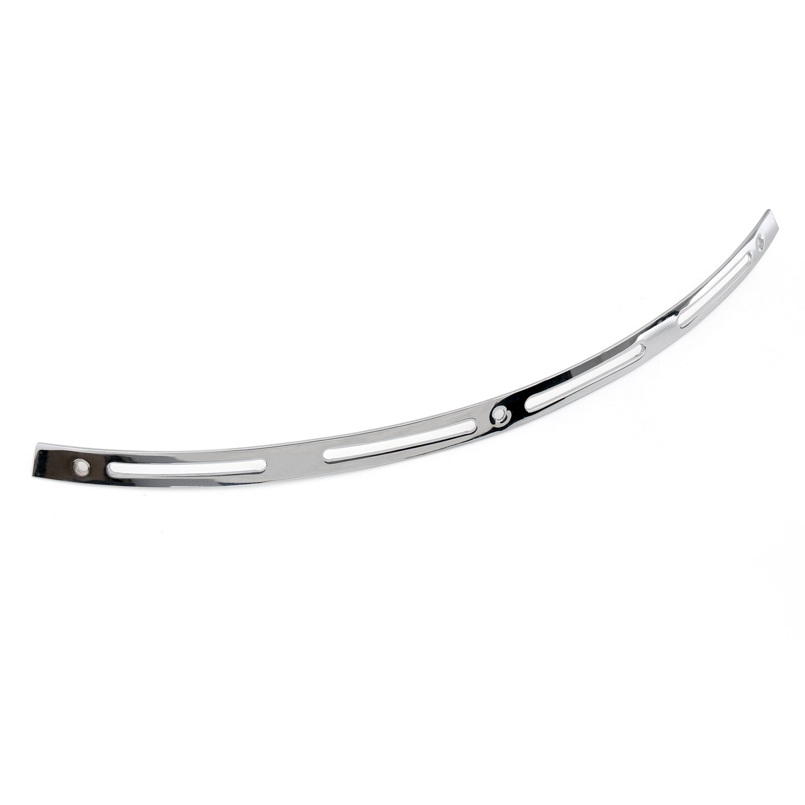 Touring Electra Street Tri Glide Chrome Slotted Batwing Windshield Trim