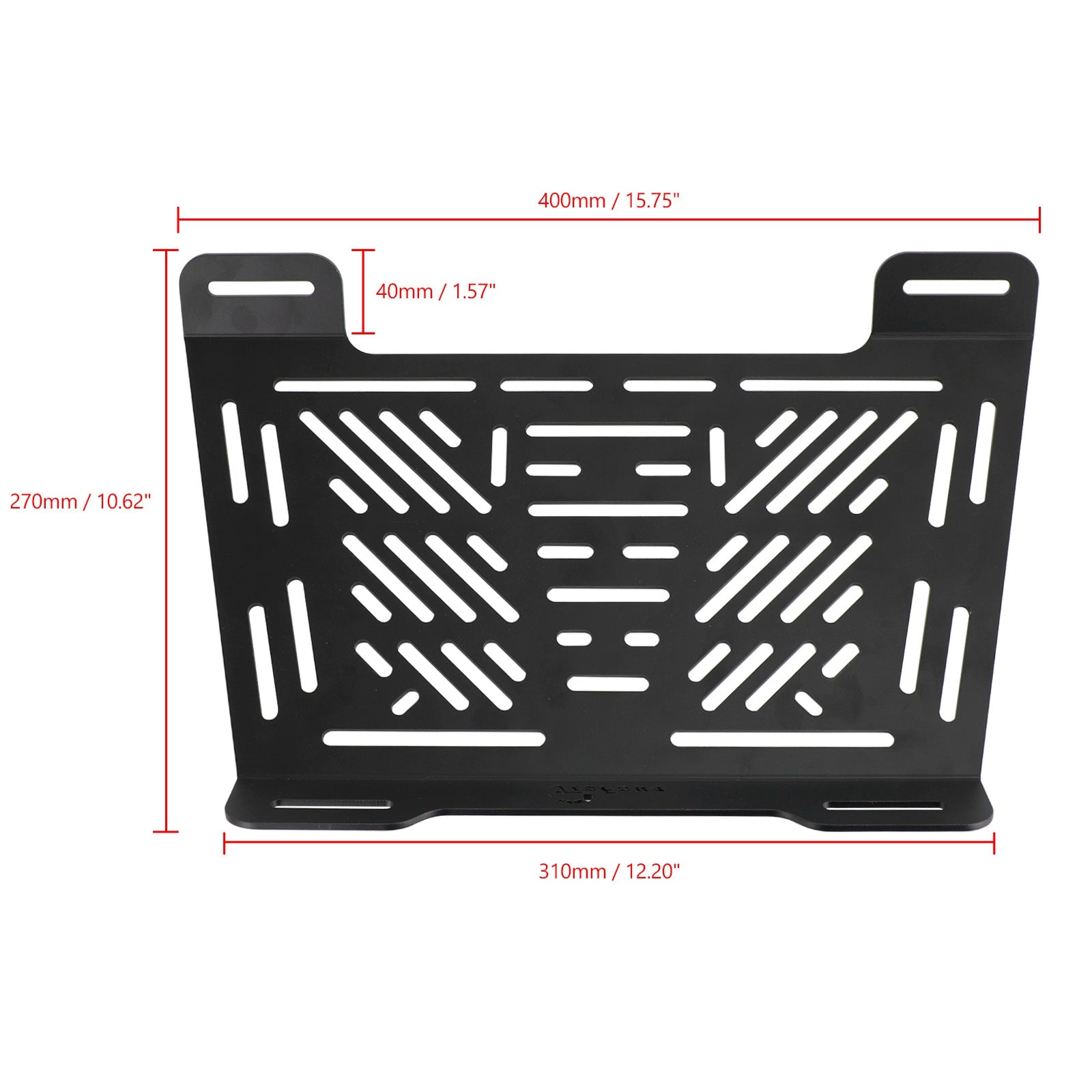 Rear Rack Enlargement black For Tiger 850 Sport / 900 Rally / GT / Pro (2020-)