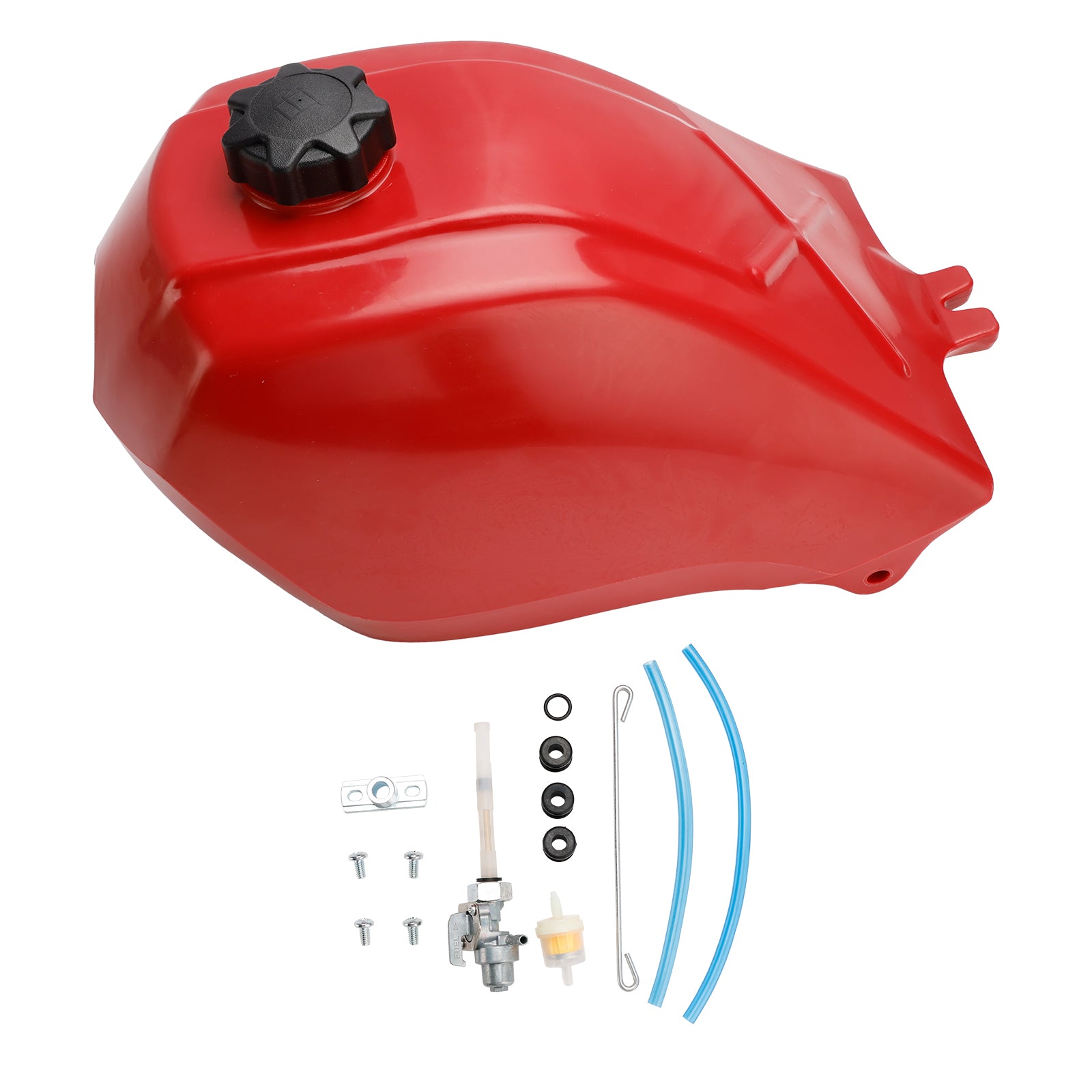 1985-1987 Honda ATC250ES Big Red 250 NY gasbrændstoftank m/hætte Petcock