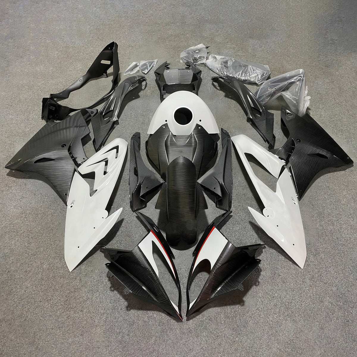 Amotopart 2015-2016 BMW S1000RR Kit de carenado con patrón de fibra de carbono