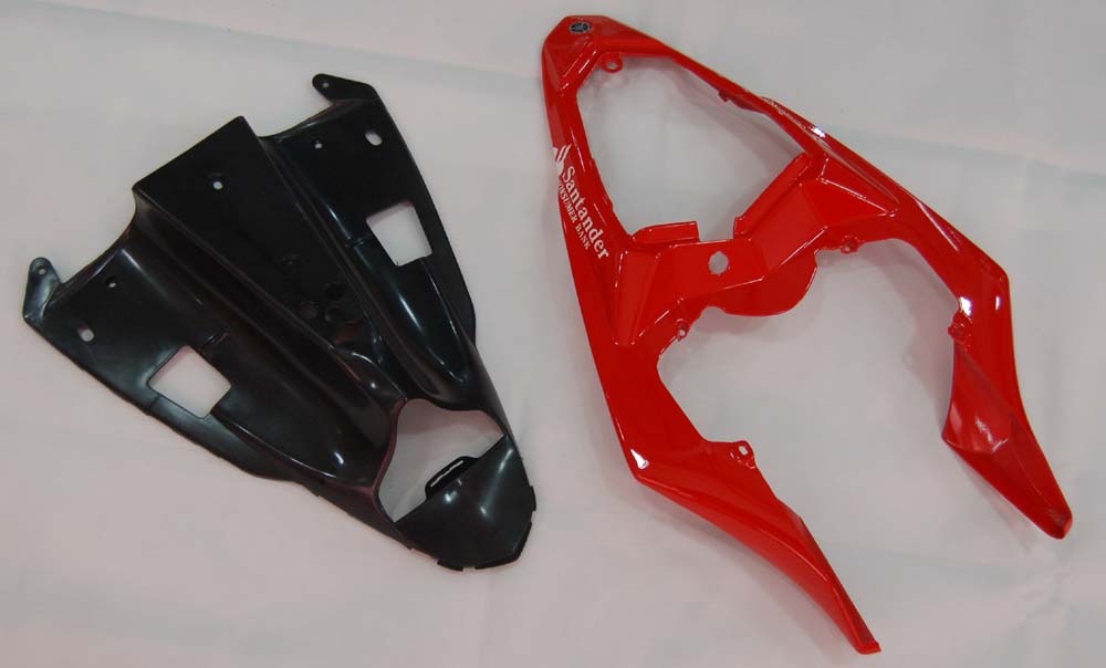 Amotopart 2009–2011 Yamaha YZF 1000 R1 rot-schwarzes Verkleidungsset