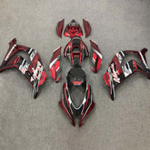 Amotopart 2016-2020 ZX10R Kawasaki Red&Black Style5 Fairing Kit