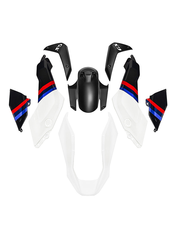 Amotopart 2024-2025 BMW R1300GS Black White Red Blue Line Fairing Kit