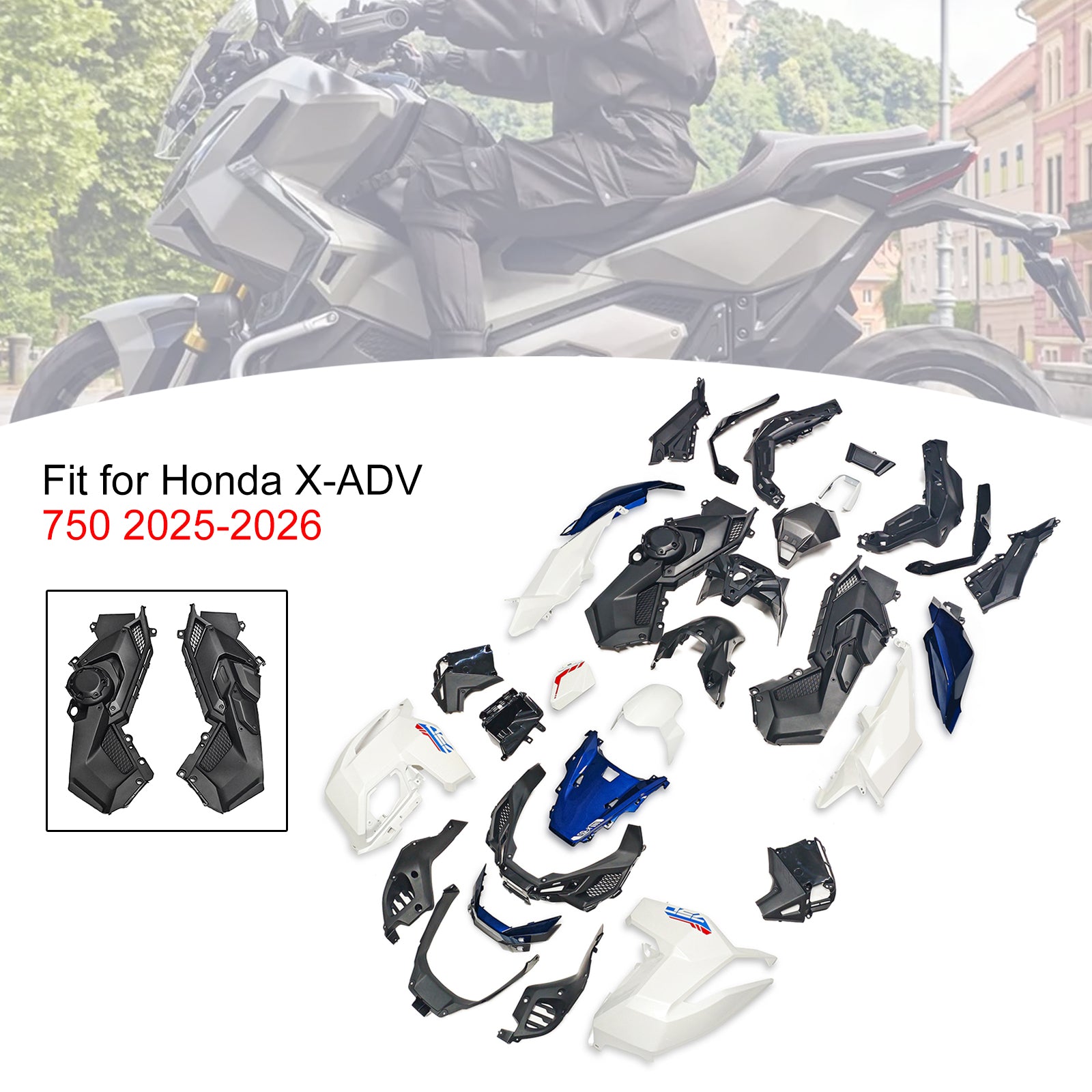Amotopart 2025-2026 Honda X-ADV 750 Collection de kits de carénage