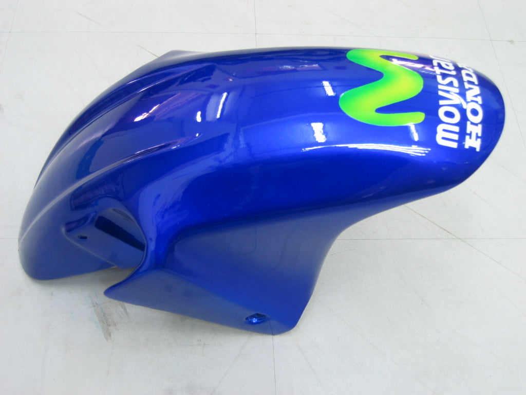 Amotopart 2001–2003 Honda CBR600 F4i Verkleidungsset in Blau und Grün