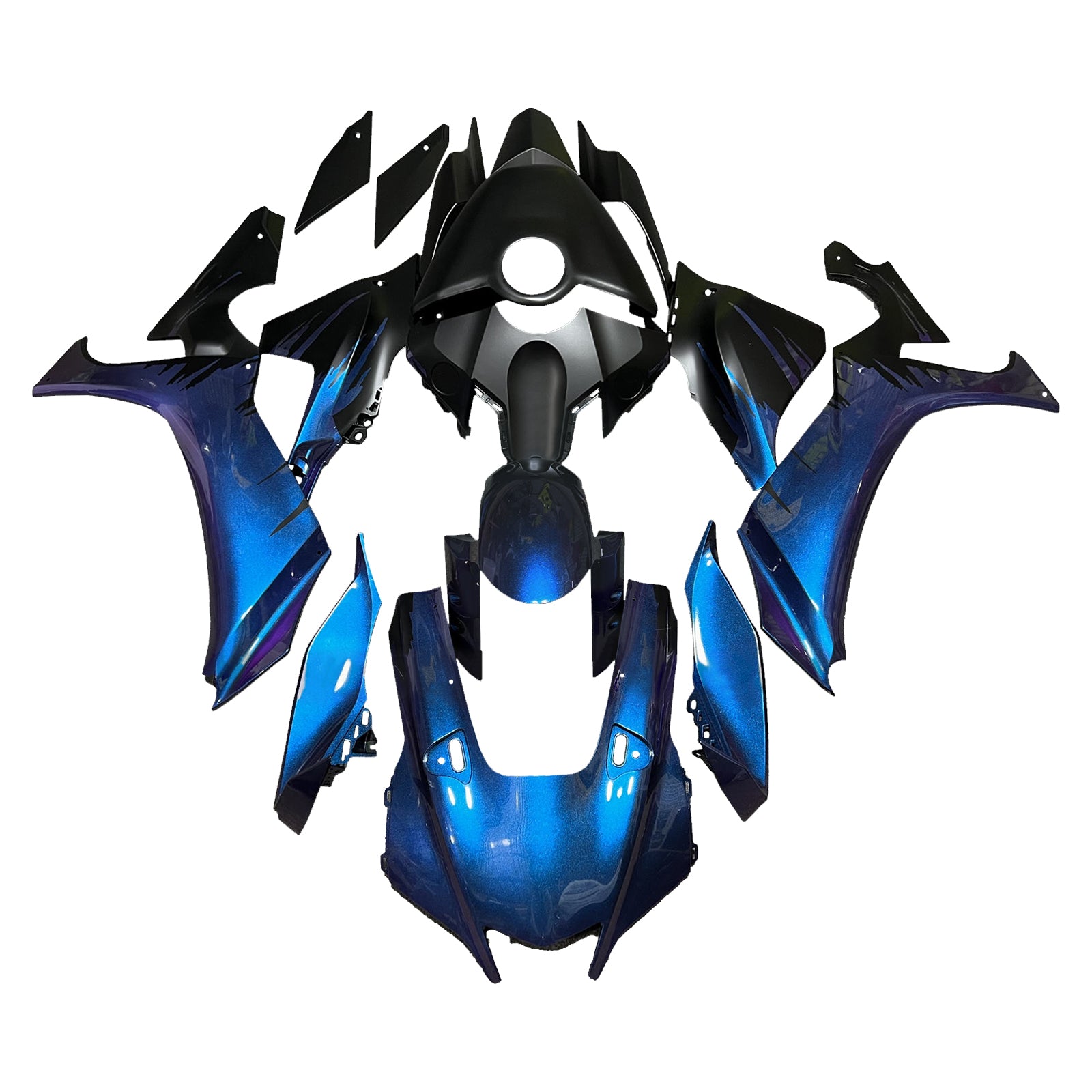Amotopart 2020-2025 Yamaha YZF-R1 Blue Fairing Kit