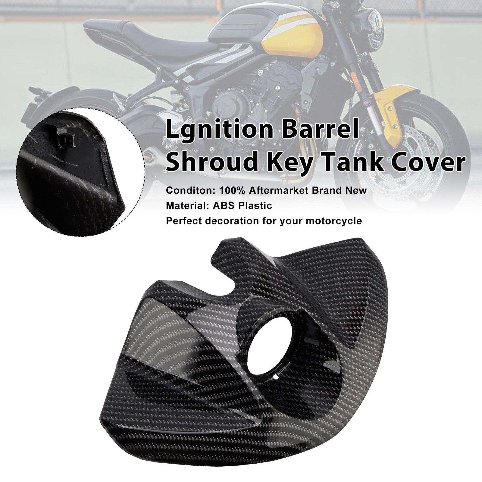 Trident 660 2022-2025 Lgnition Barrel Shroud Key Tank Cover