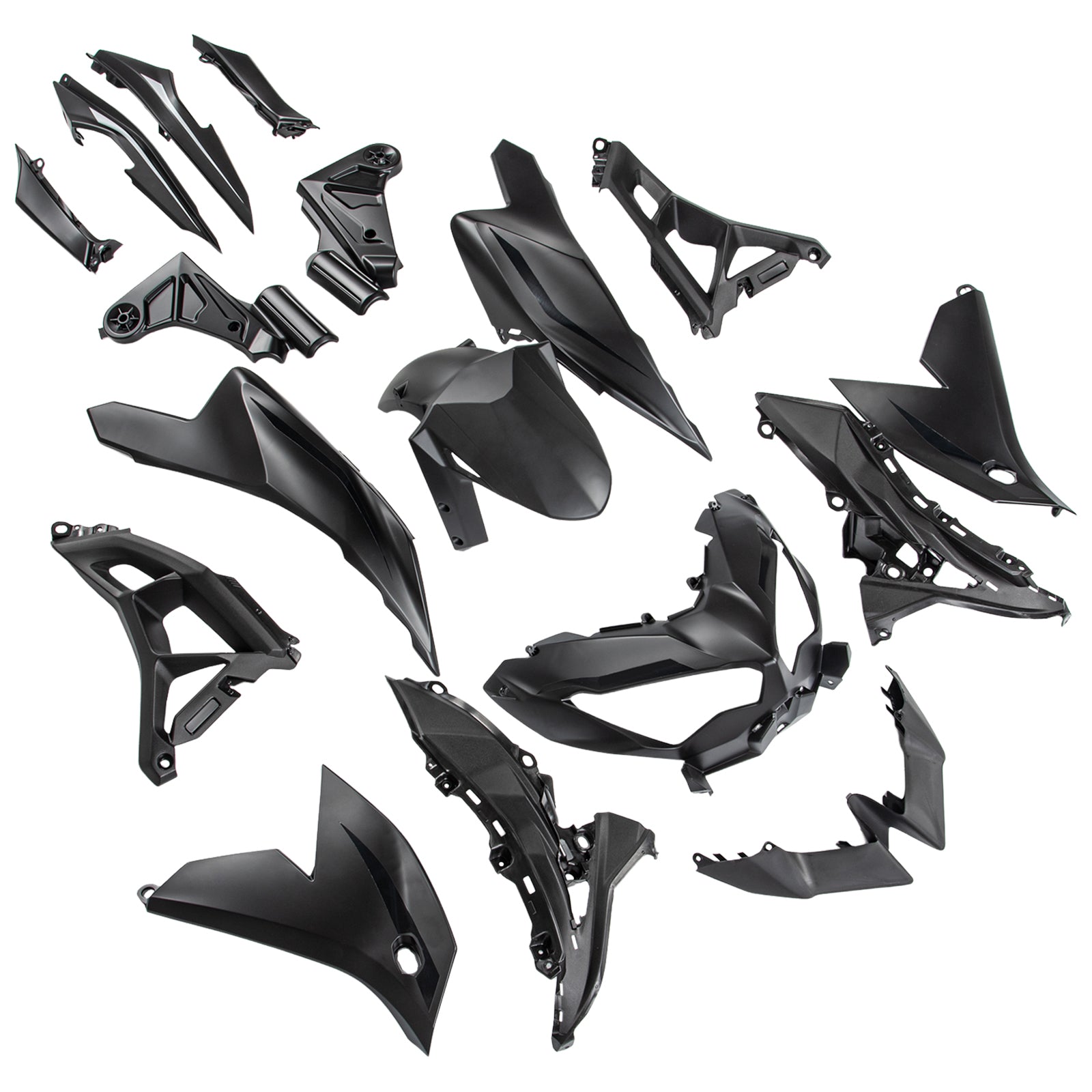 2022-2024 Kawasaki VERSYS 650 KLE ABS Black Fairing Kit