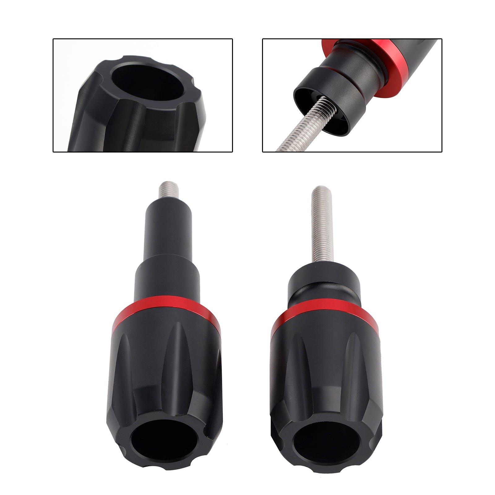 19-23  Bmw F900R F750Gs F850Gs Crash Bobbin Protector Slider Aluminum Red