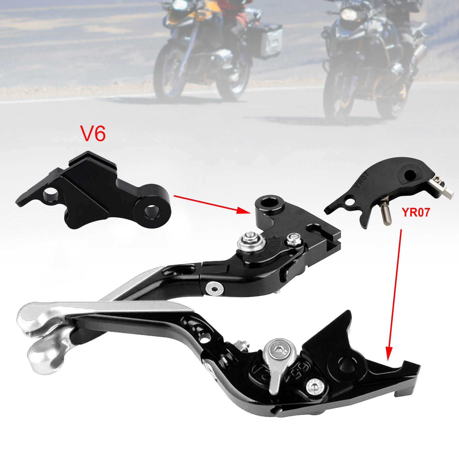 24-25 YAMAHA XSR900 XSR900GP MT-09 MT-09SP Adjustable Clutch Brake Lever